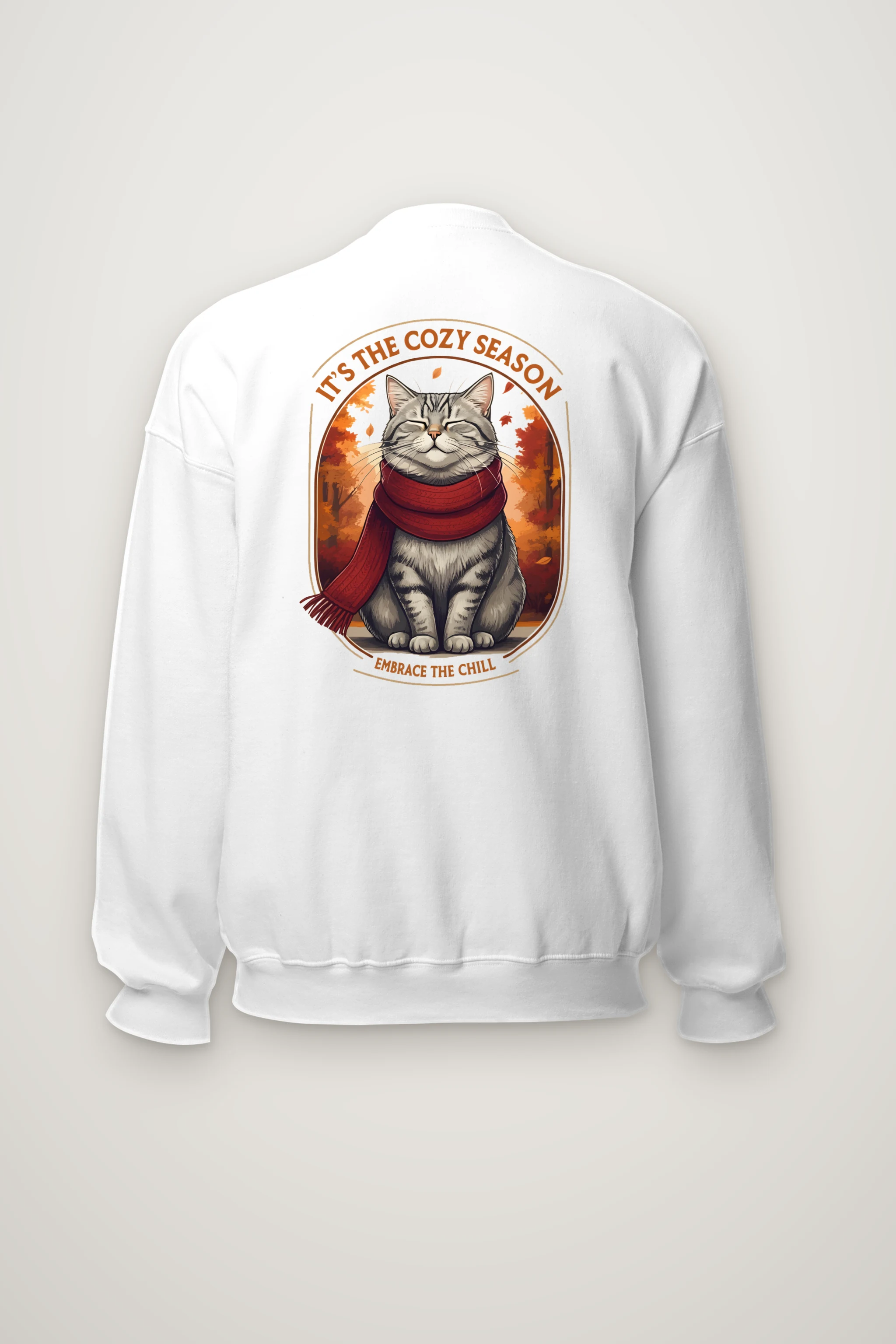 "Embrace The Chill" Heavy Blend Unisex Crewneck Sweatshirt
