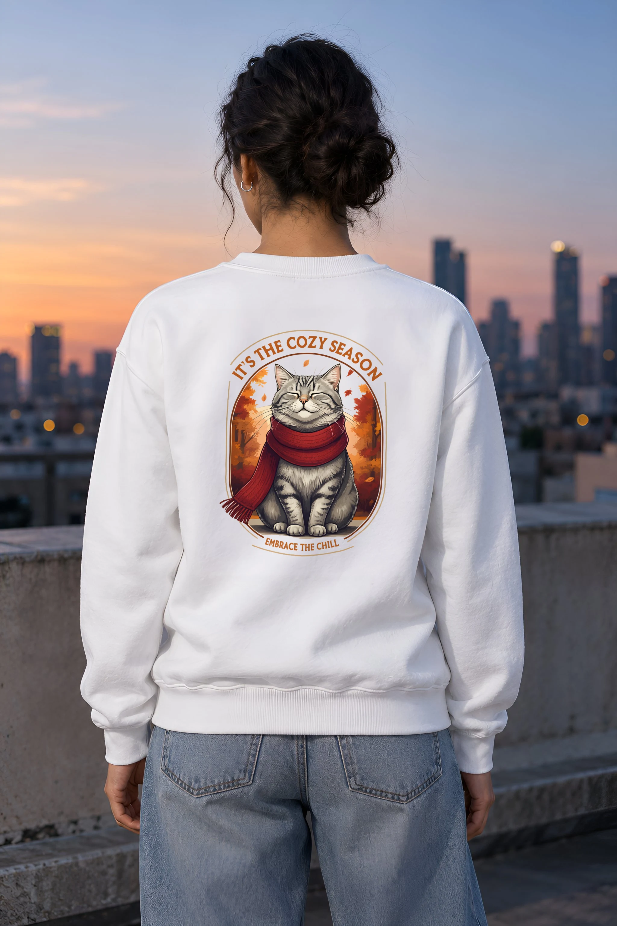 "Embrace The Chill" 1 Crewneck Sweatshirt