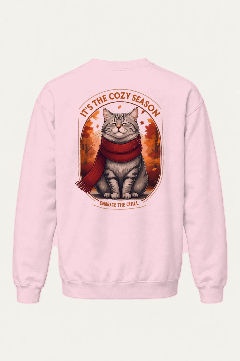 "Embrace The Chill" Heavy Blend Unisex Crewneck Sweatshirt | Gildan 18000