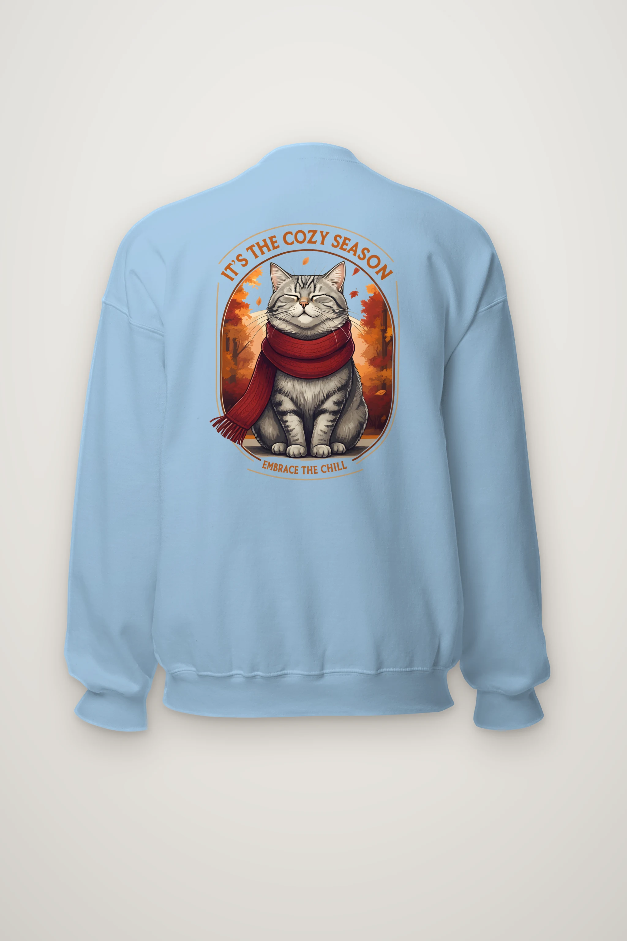 "Embrace The Chill" Heavy Blend Unisex Crewneck Sweatshirt
