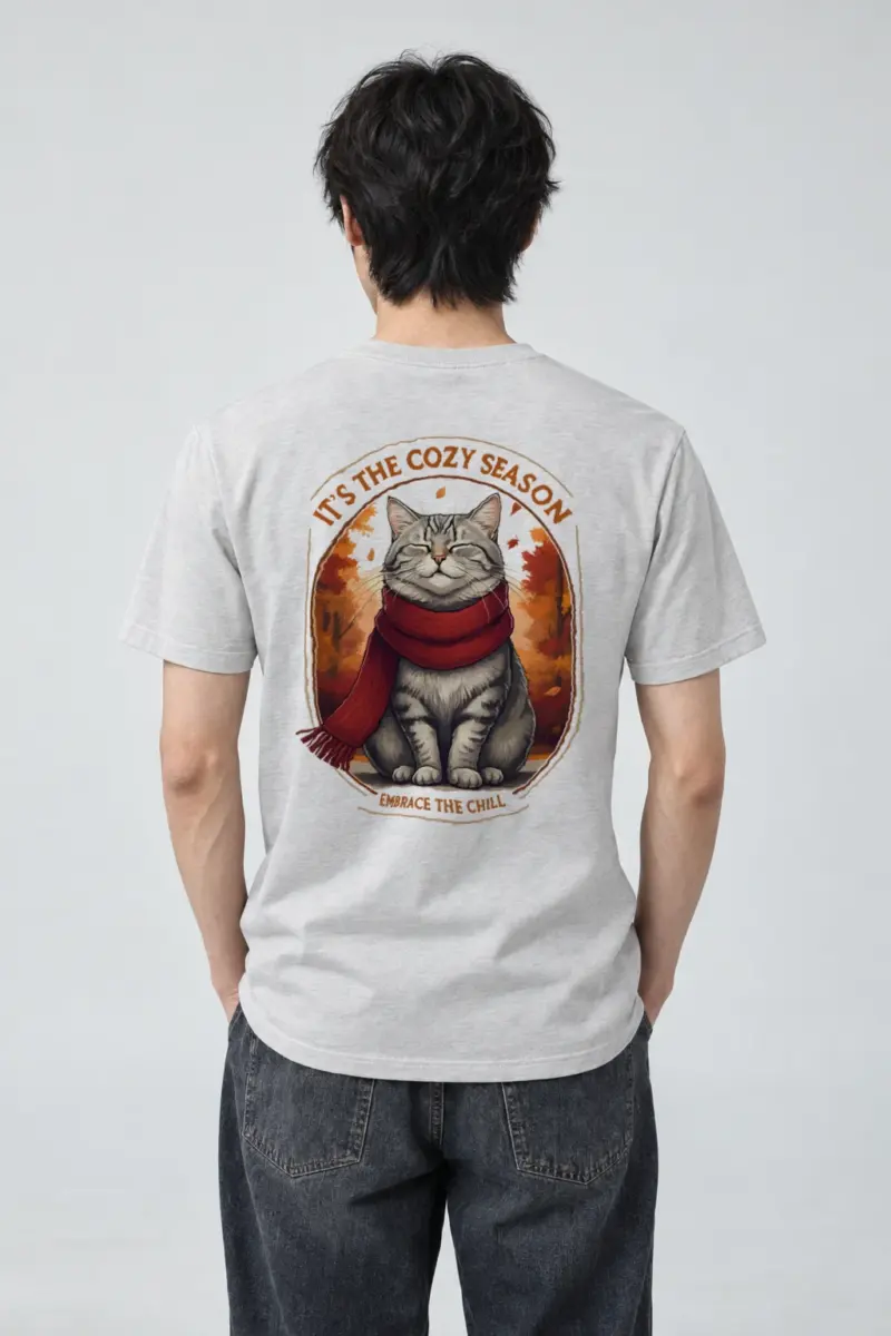 "Embrace The Chill" Heavyweight Unisex Crewneck T-shirt