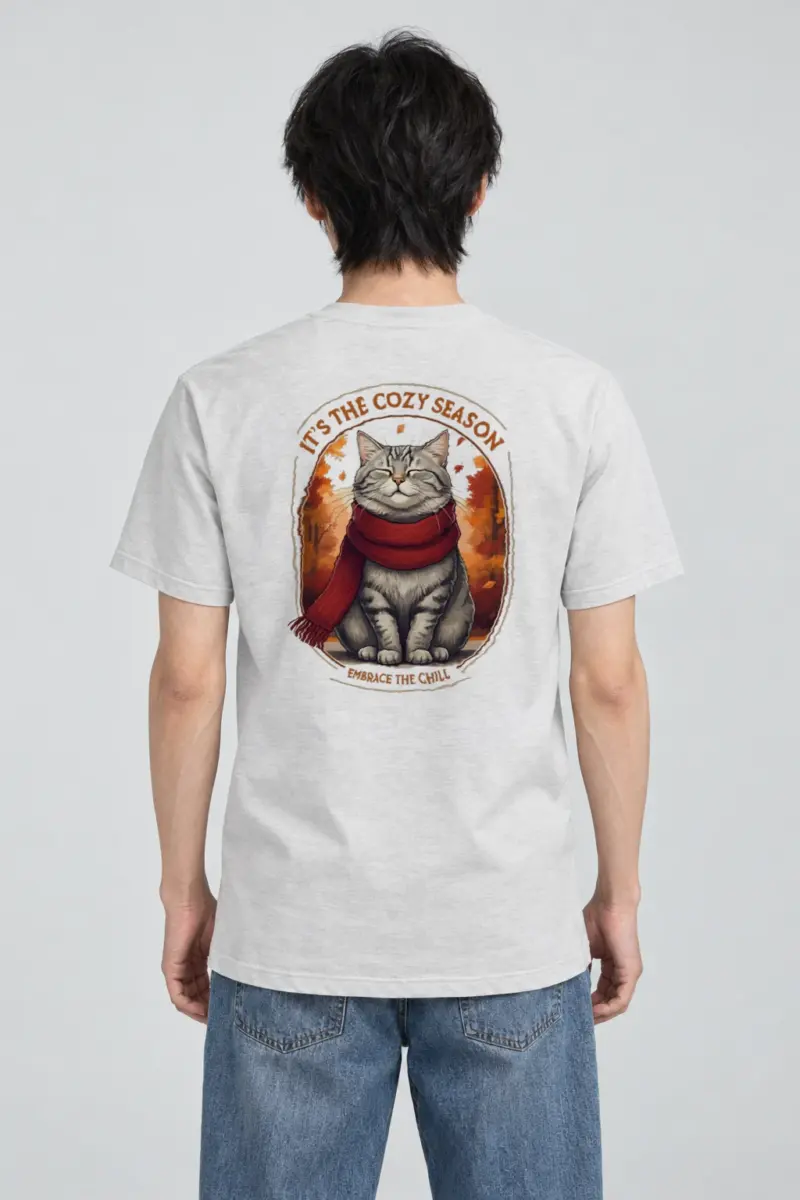 "Embrace The Chill" Heavyweight Unisex Crewneck T-shirt