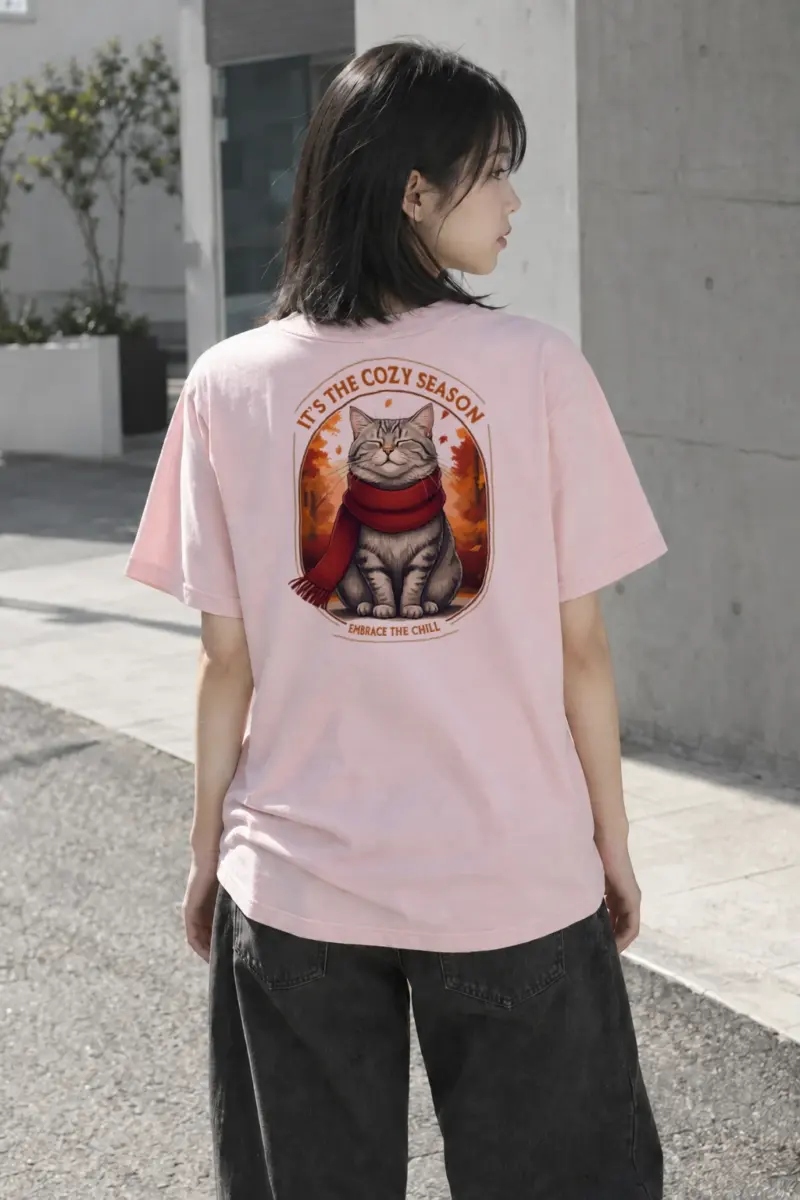 "Embrace The Chill" Heavyweight Unisex Crewneck T-shirt | Gildan 5000
