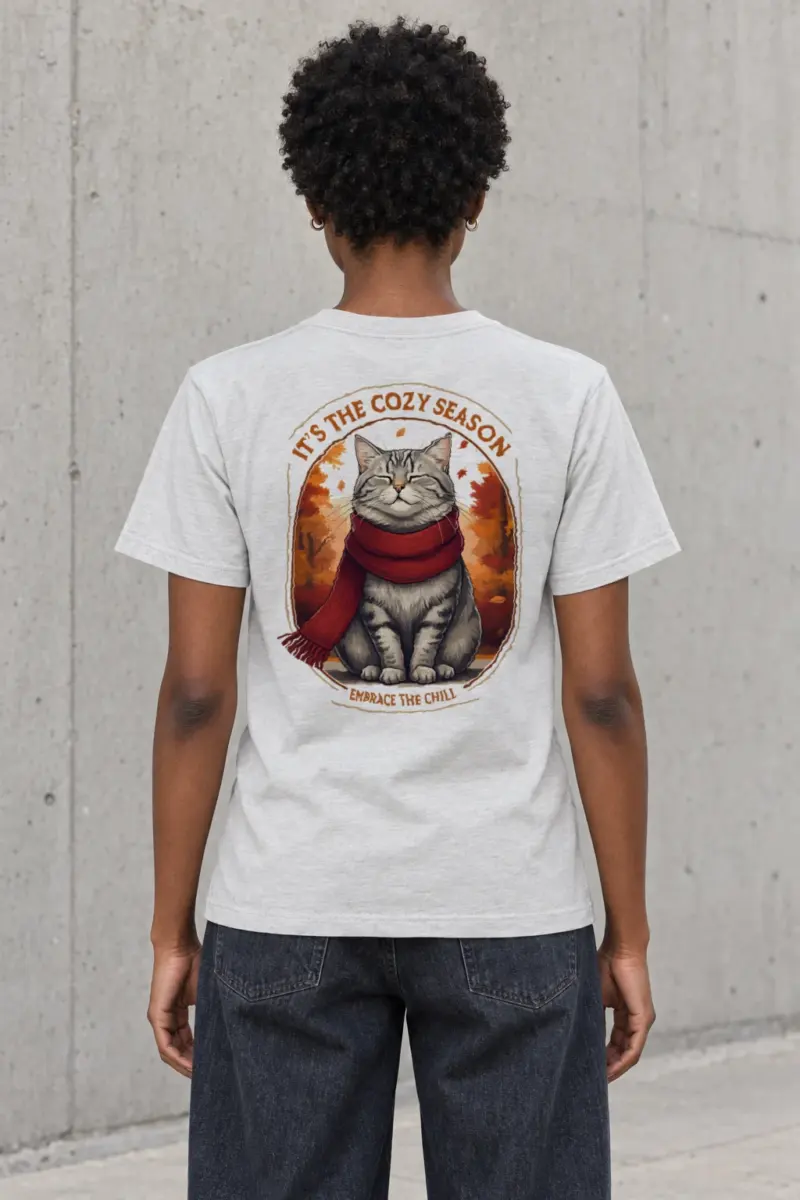 "Embrace The Chill" Heavyweight Unisex Crewneck T-shirt | Gildan 5000
