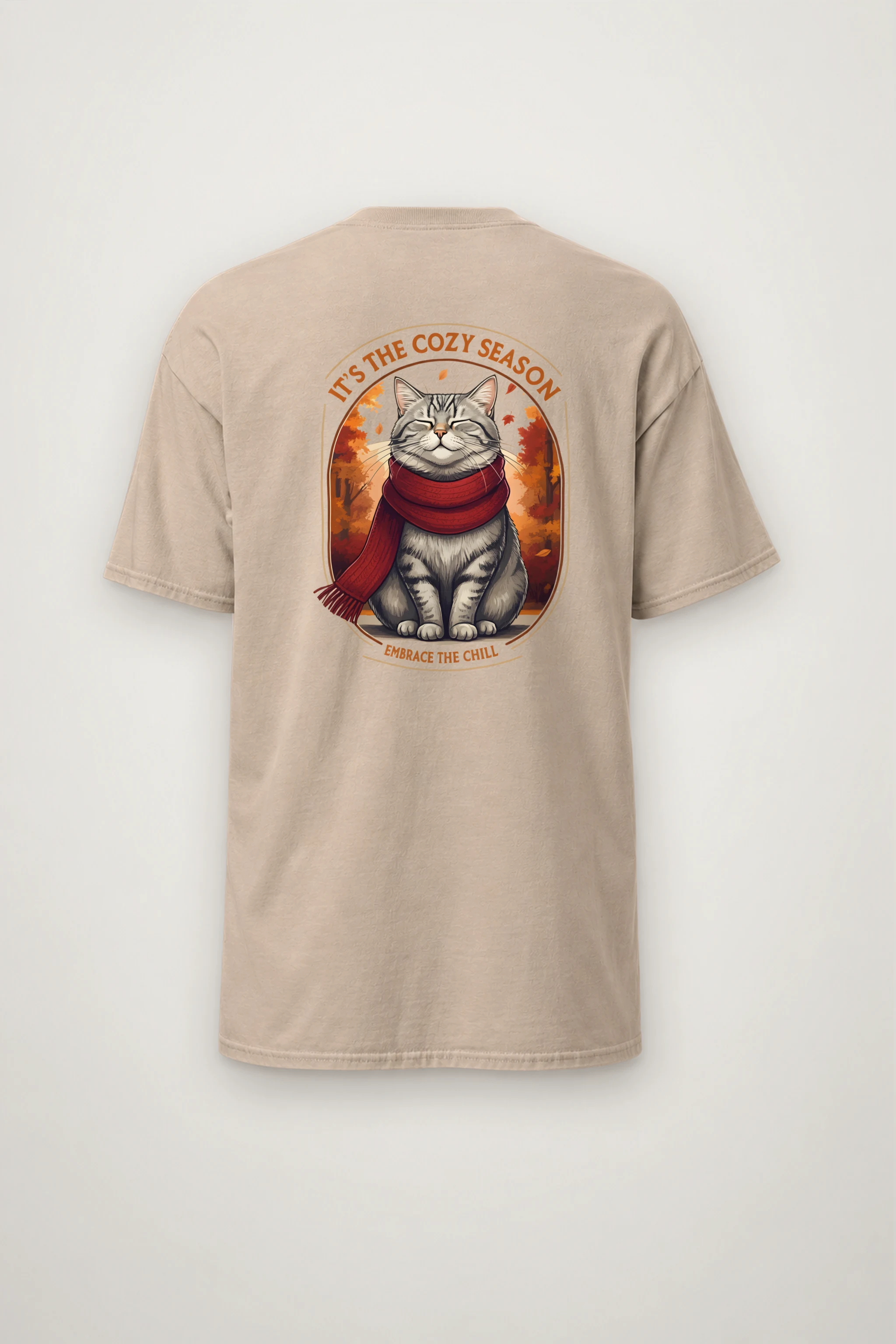 "Embrace The Chill" Heavyweight Unisex Crewneck T-shirt