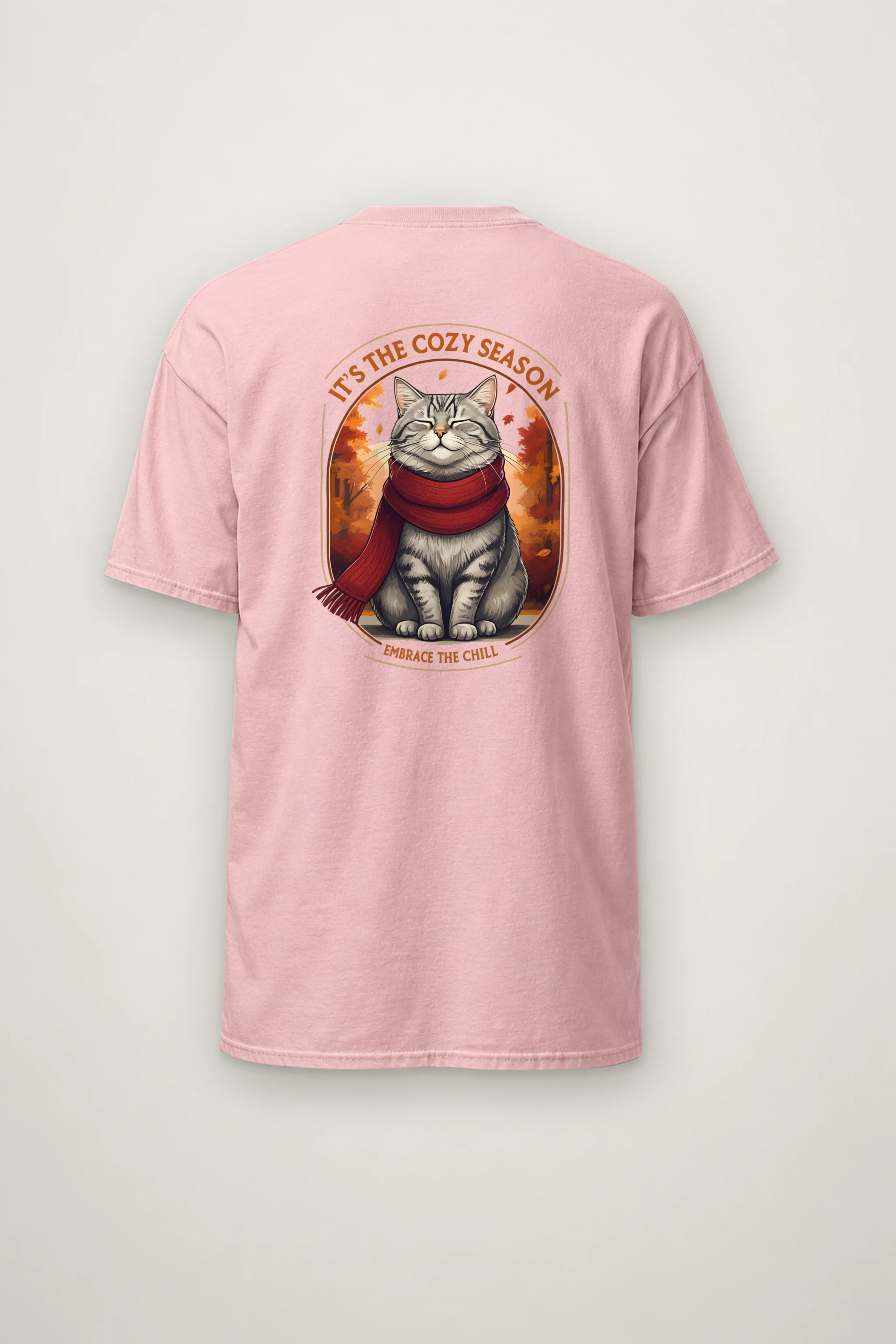 "Embrace The Chill" Heavyweight Unisex Crewneck T-shirt
