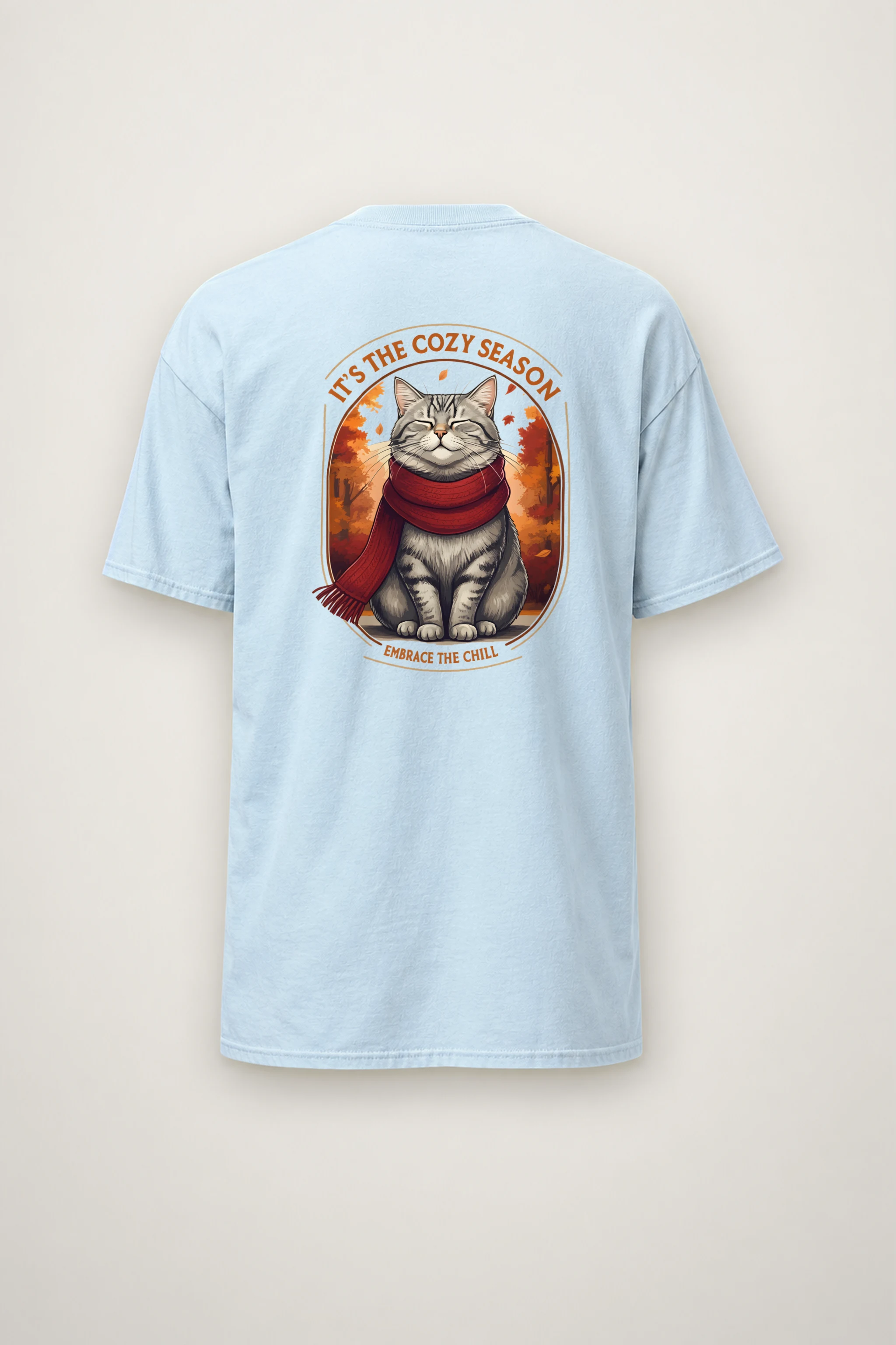 "Embrace The Chill" Heavyweight Unisex Crewneck T-shirt