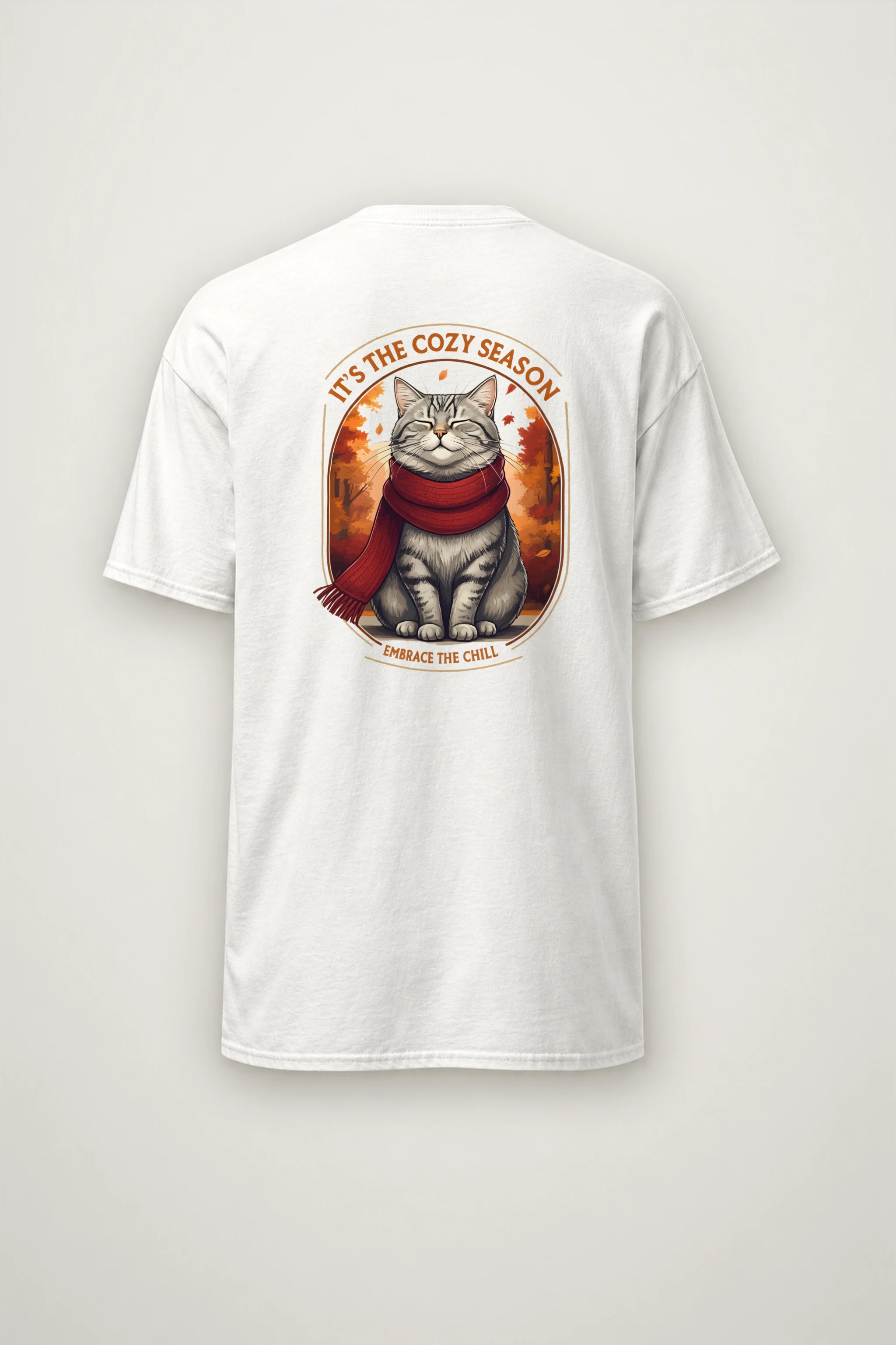 "Embrace The Chill" Heavyweight Unisex Crewneck T-shirt