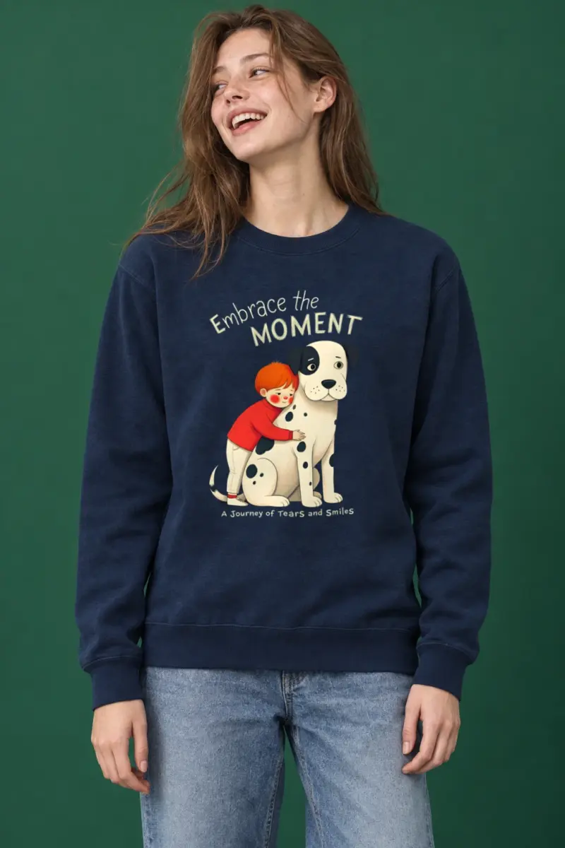 "Embrace The Moment" Heavy Blend Unisex Crewneck Sweatshirt