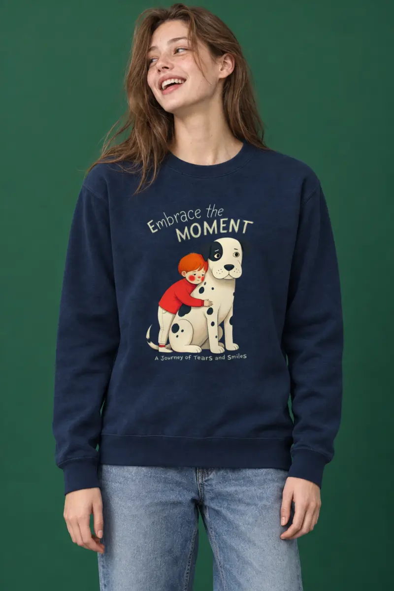 "Embrace The Moment" Heavy Blend Unisex Crewneck Sweatshirt