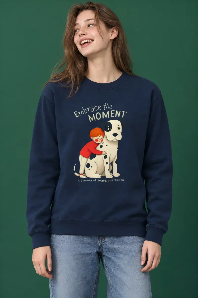 "Embrace The Moment" Heavy Blend Unisex Crewneck Sweatshirt