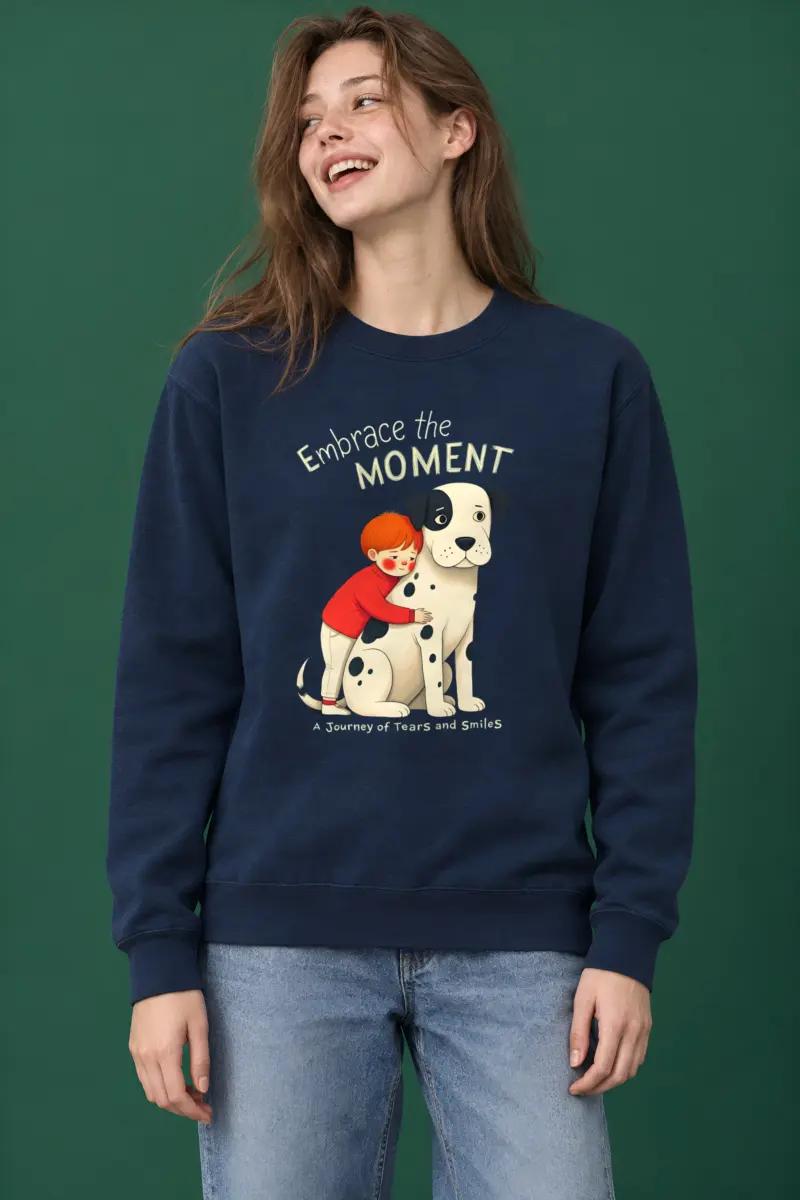 "Embrace The Moment" Heavy Blend Unisex Crewneck Sweatshirt