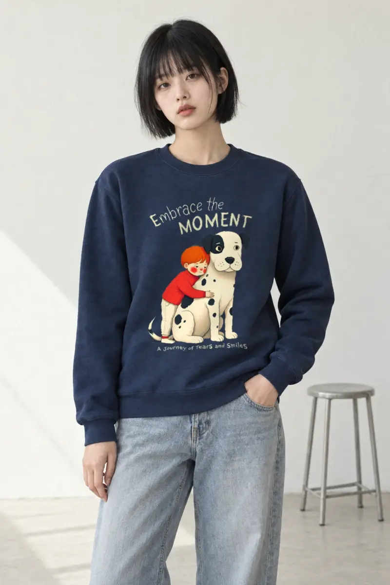 "Embrace The Moment" Heavy Blend Unisex Crewneck Sweatshirt