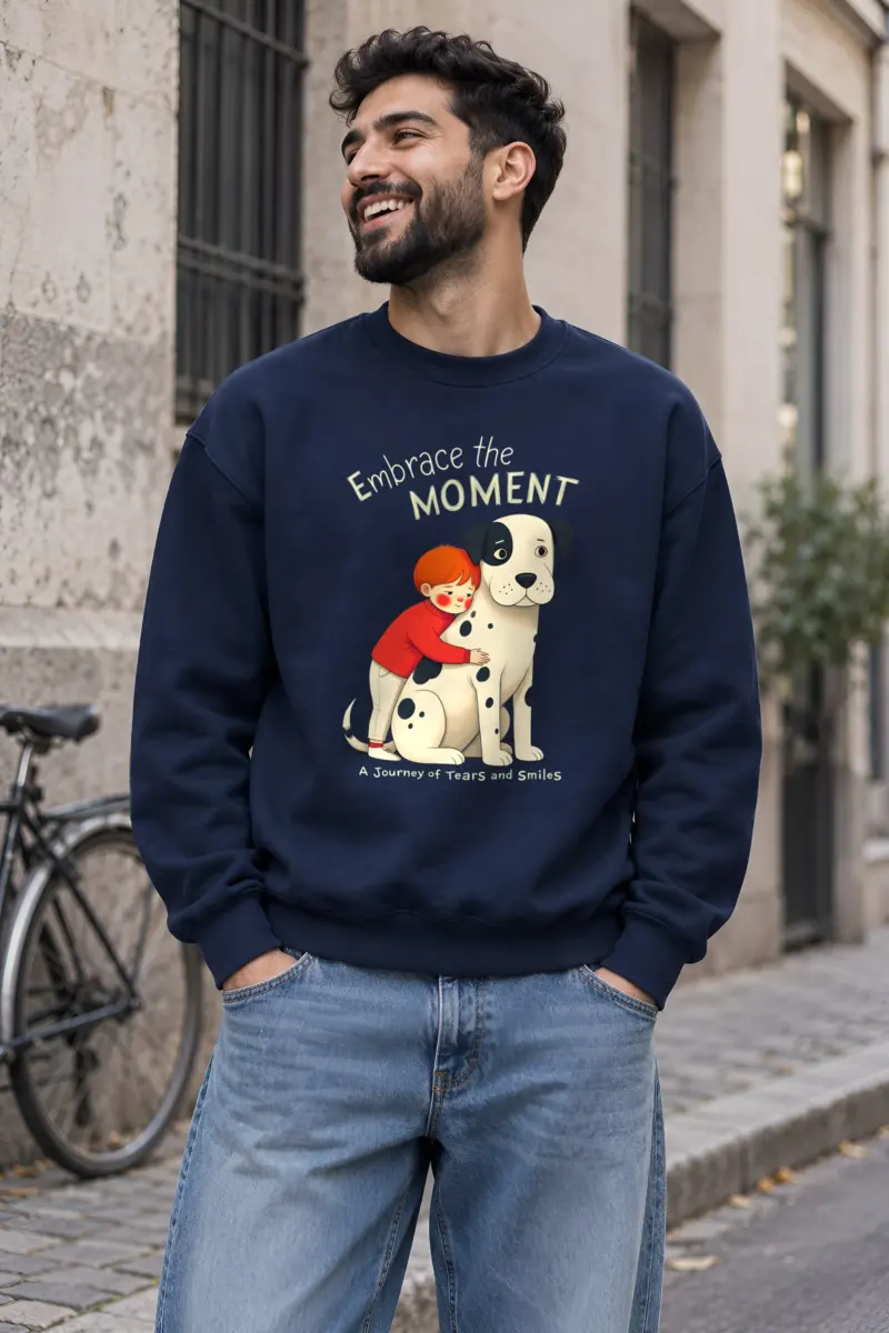 "Embrace The Moment" Heavy Blend Unisex Crewneck Sweatshirt