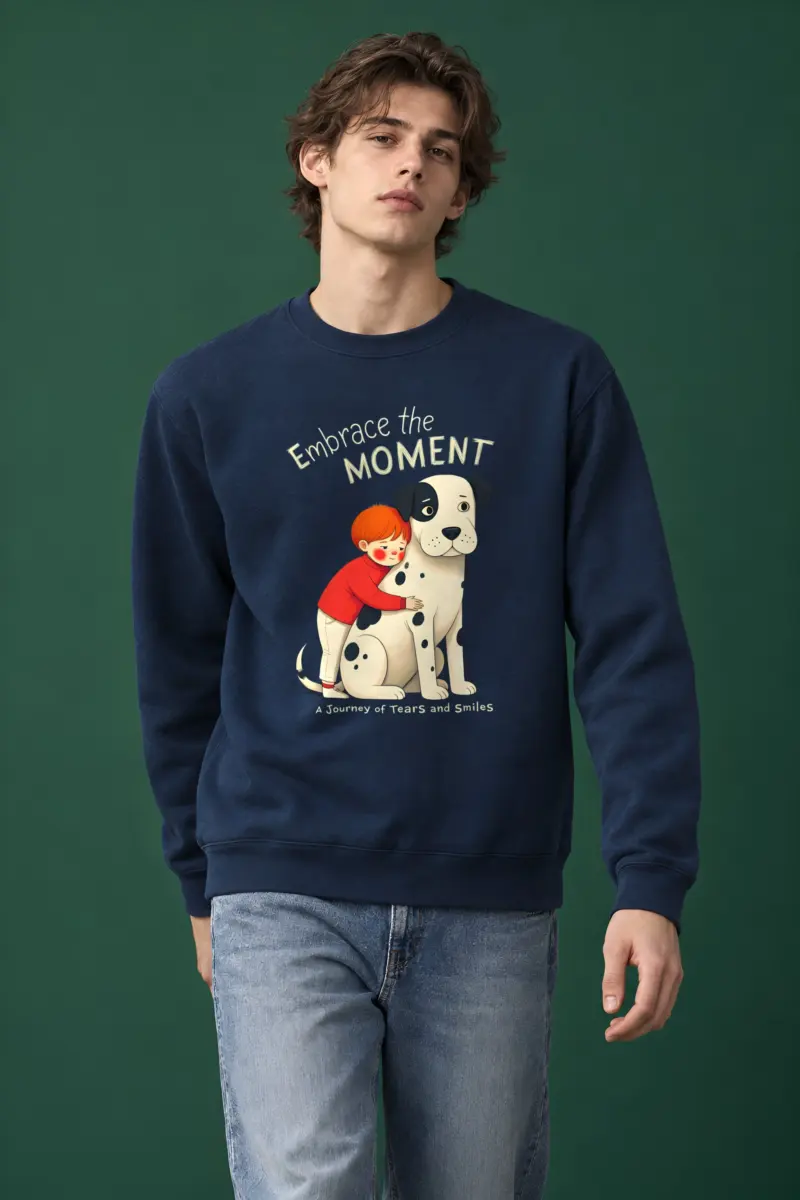 "Embrace The Moment" Heavy Blend Unisex Crewneck Sweatshirt