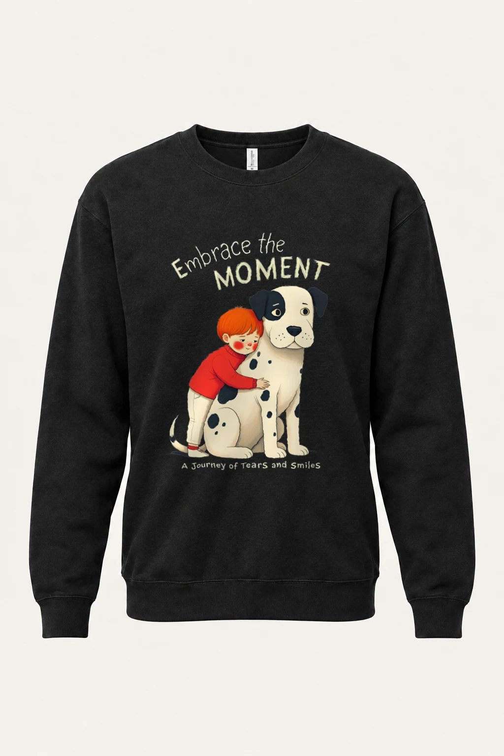 "Embrace The Moment" Heavy Blend Unisex Crewneck Sweatshirt | Gildan 18000