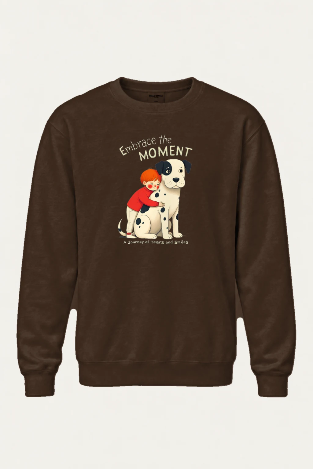 "Embrace The Moment" Heavy Blend Unisex Crewneck Sweatshirt | Gildan 18000