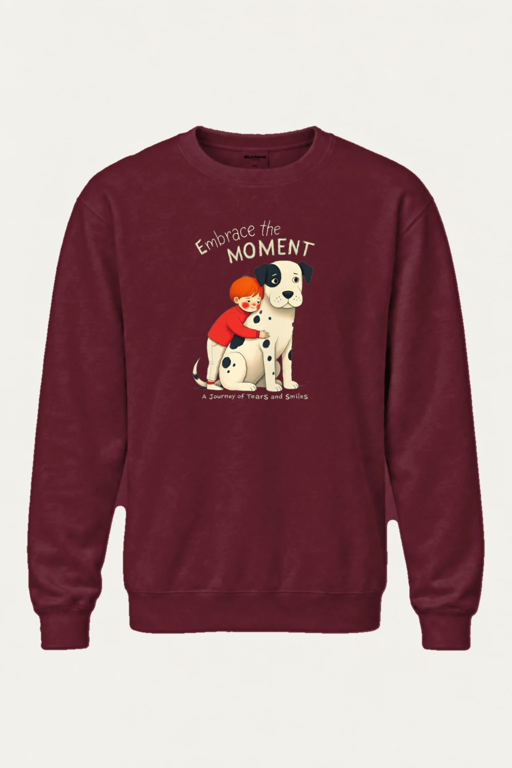 "Embrace The Moment" Heavy Blend Unisex Crewneck Sweatshirt | Gildan 18000