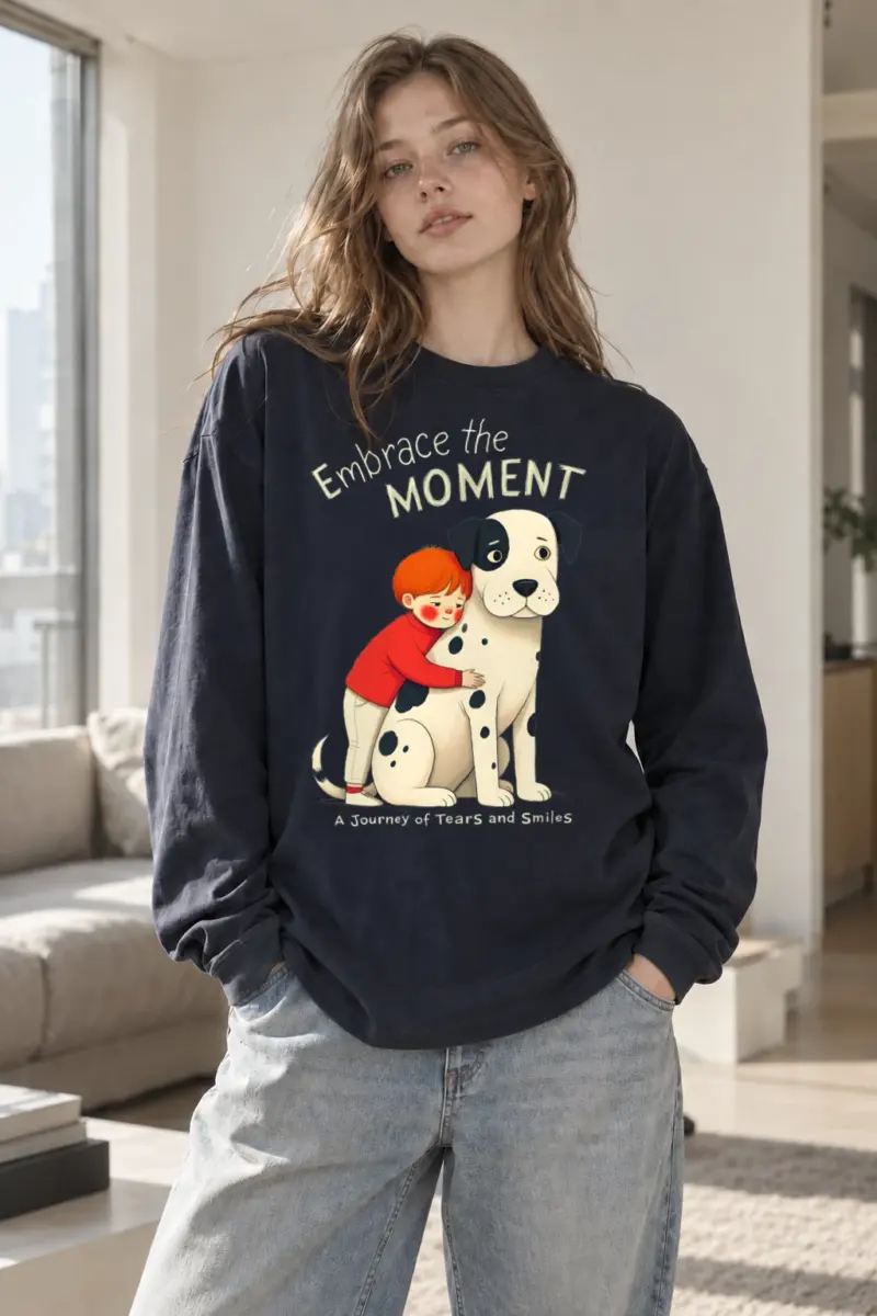 "Embrace The Moment" Unisex Longsleeve T-shirt | Gildan 2400