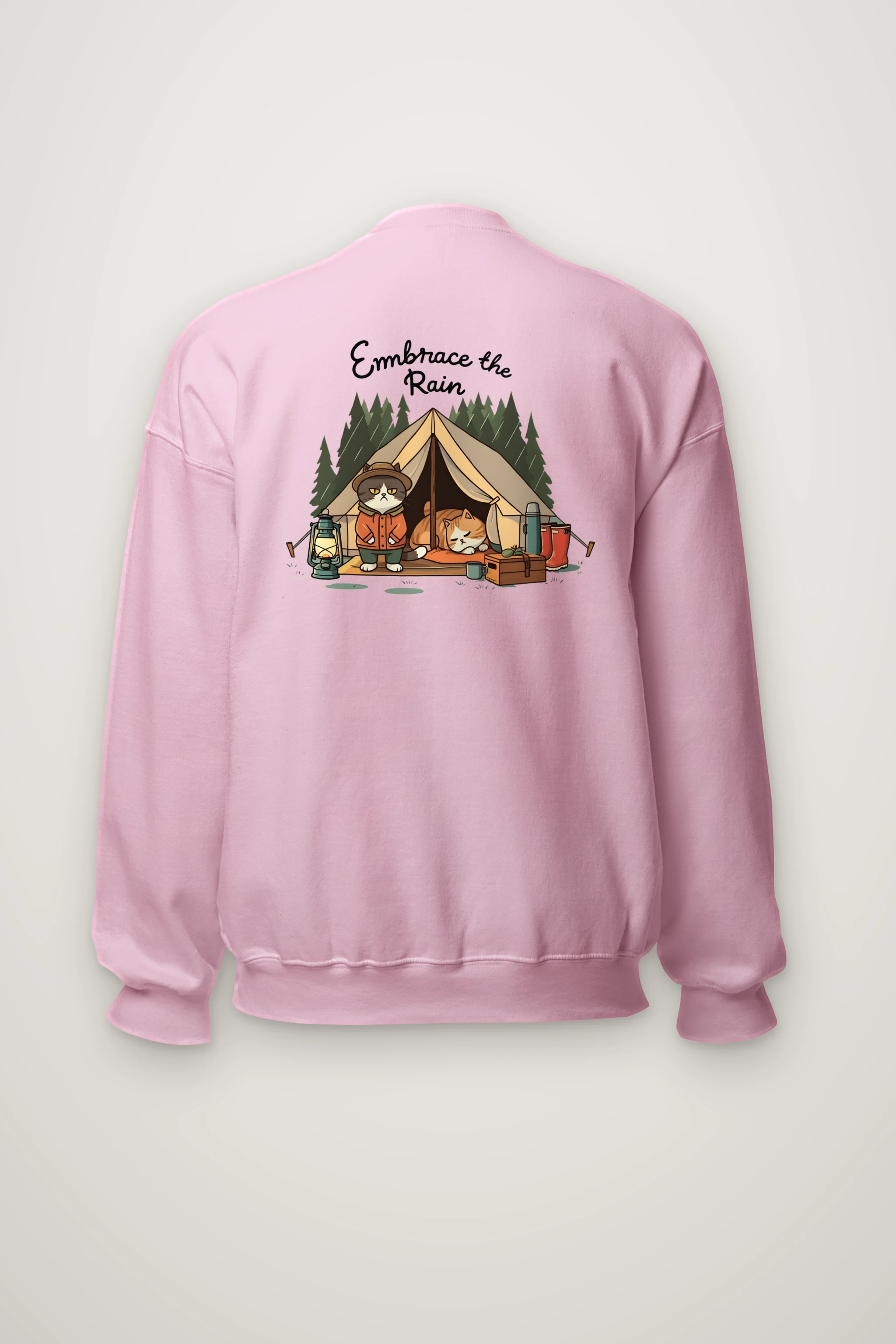 "Embrace The Rain" Heavy Blend Unisex Crewneck Sweatshirt
