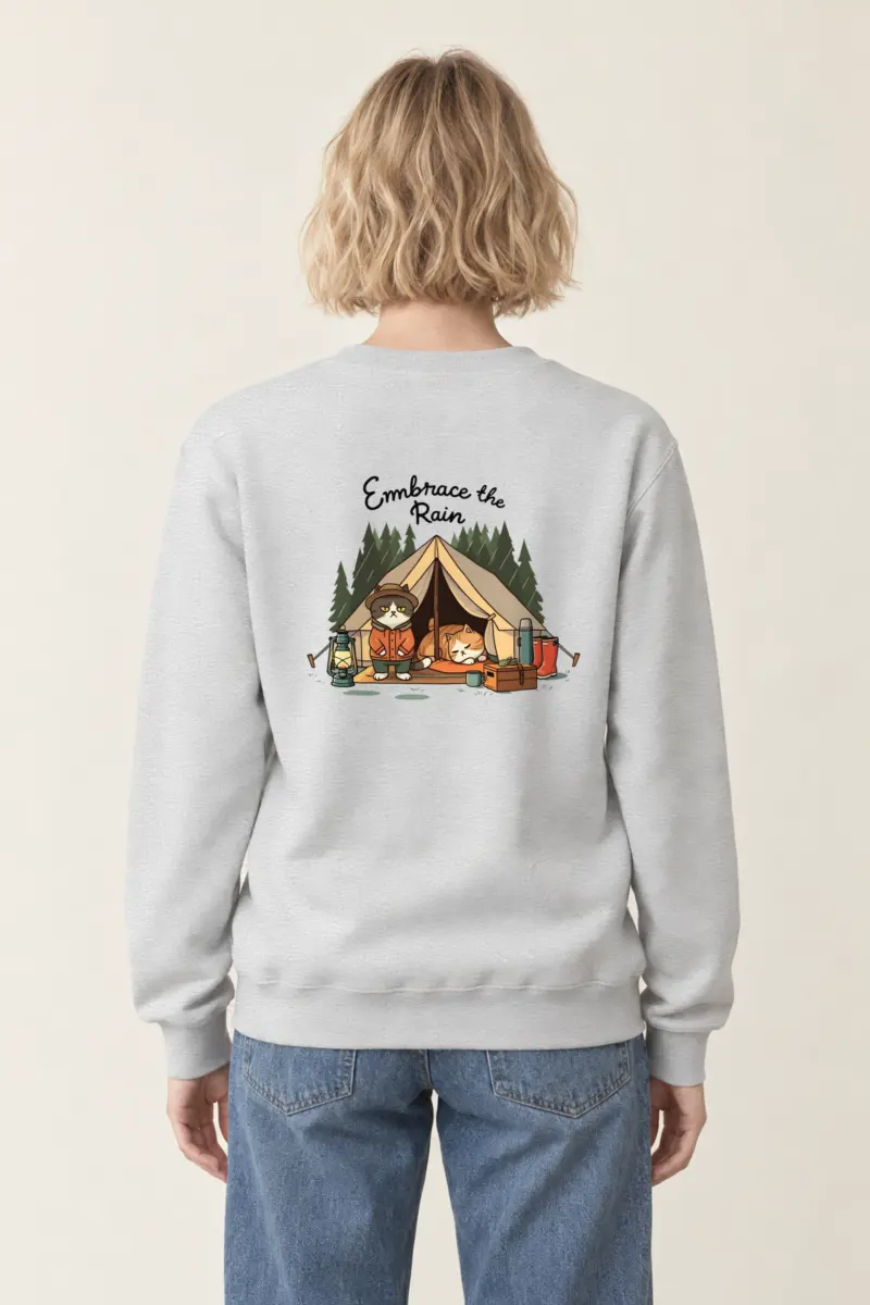 "Embrace The Rain" 1 Crewneck Sweatshirt