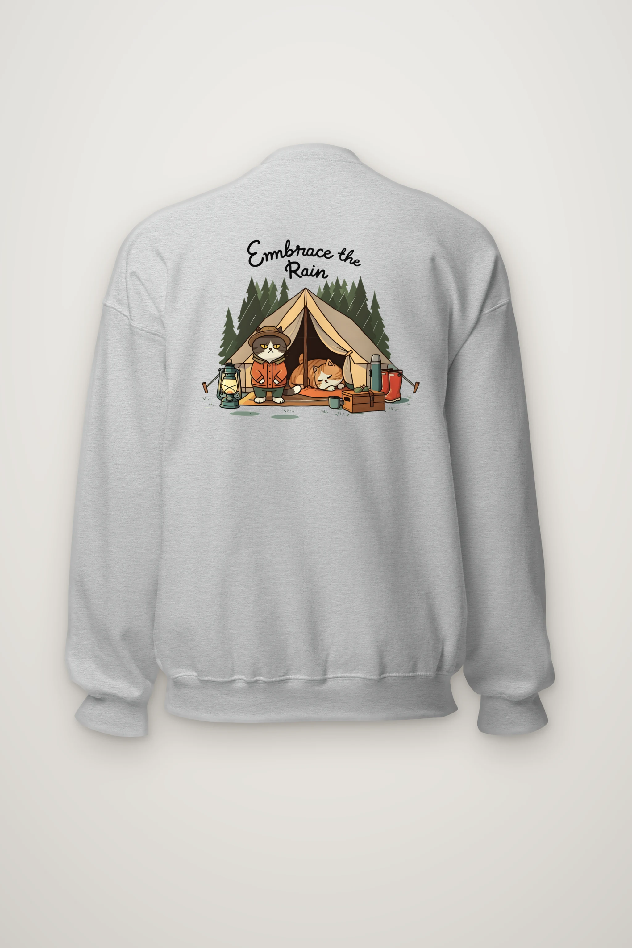 "Embrace The Rain" Heavy Blend Unisex Crewneck Sweatshirt