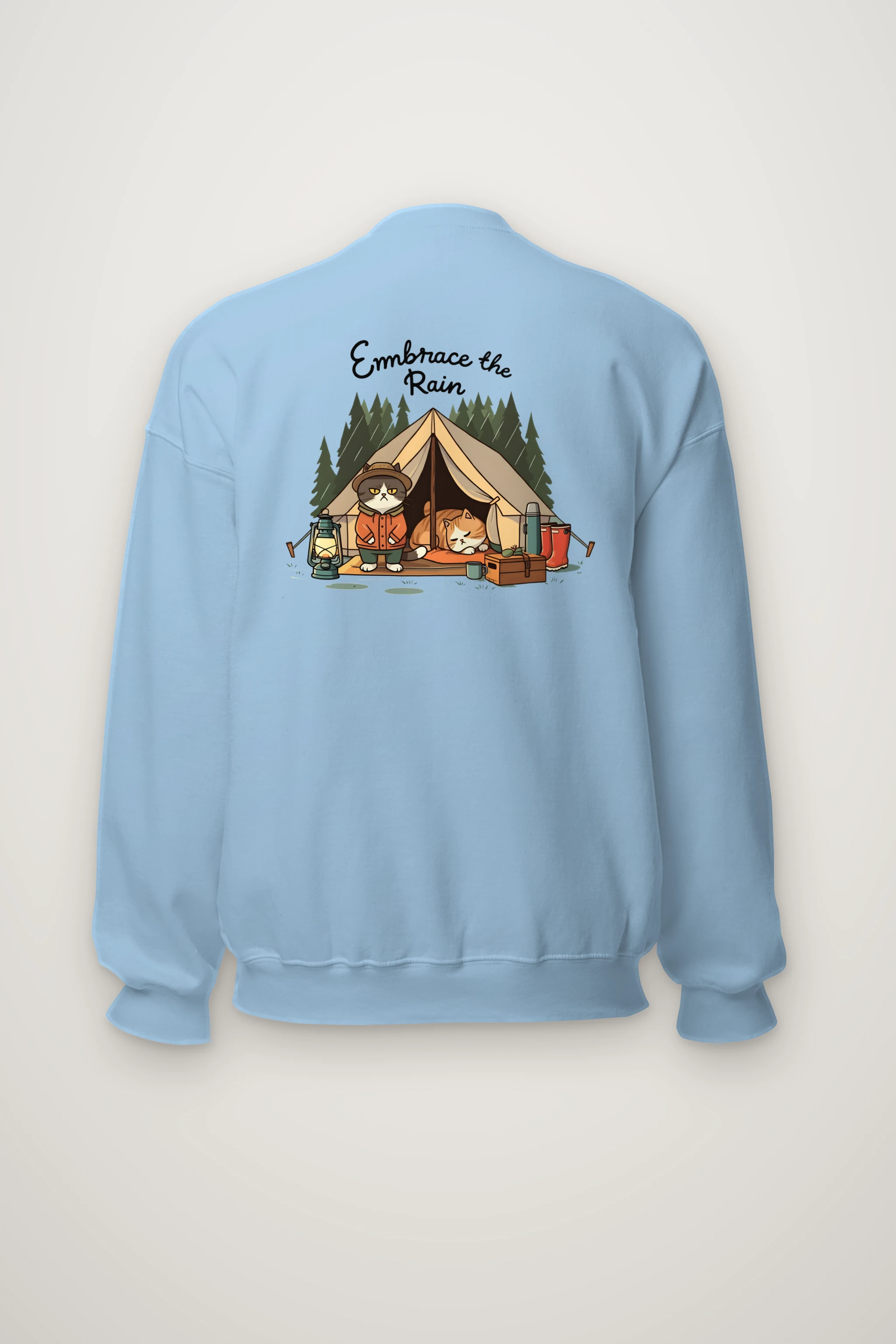 "Embrace The Rain" Heavy Blend Unisex Crewneck Sweatshirt