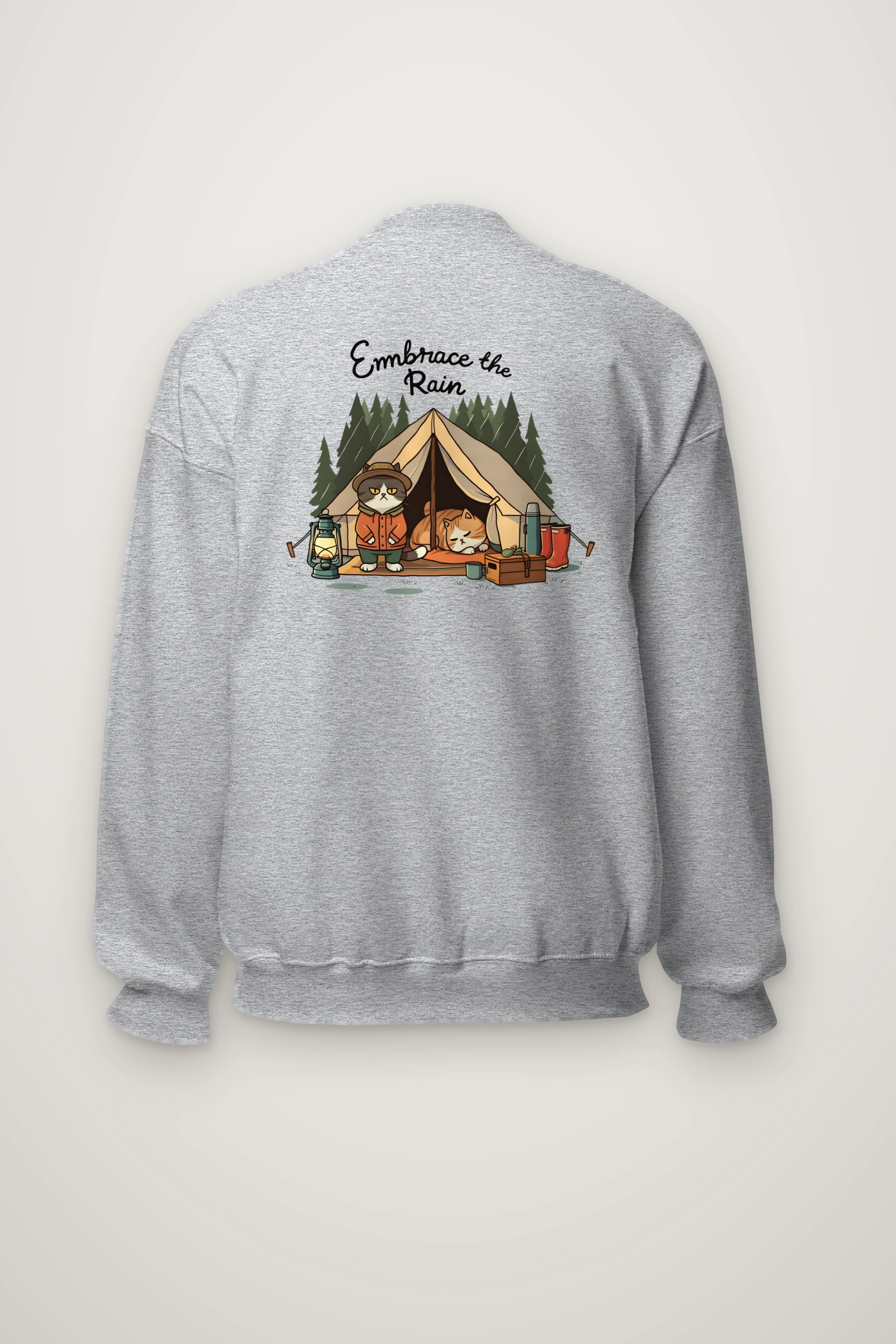 "Embrace The Rain" Heavy Blend Unisex Crewneck Sweatshirt