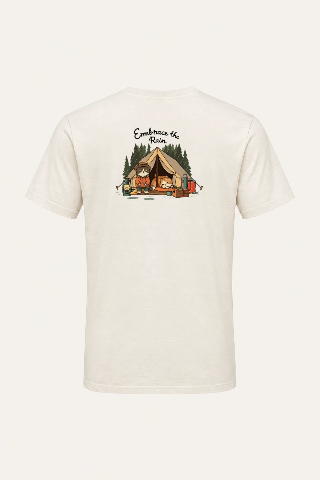 "Embrace The Rain" Heavyweight Unisex Crewneck T-shirt | Gildan 5000