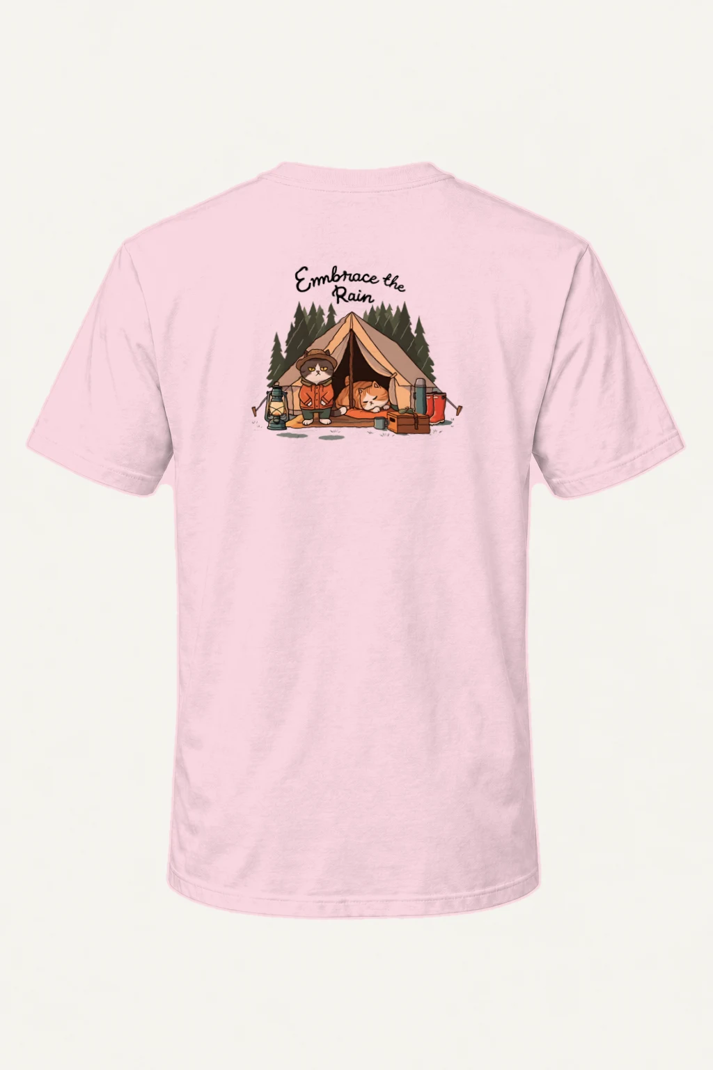 "Embrace The Rain" Heavyweight Unisex Crewneck T-shirt | Gildan 5000