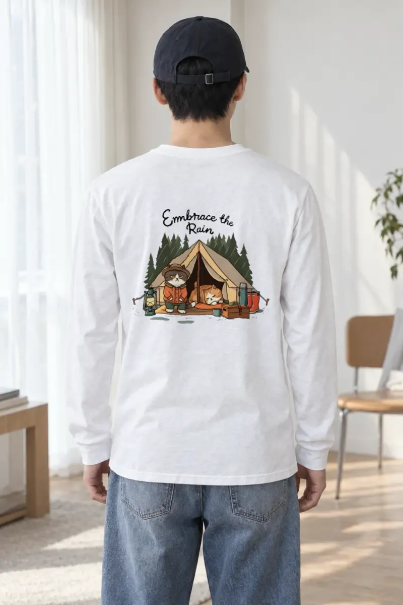 "Embrace The Rain" Unisex Longsleeve T-shirt