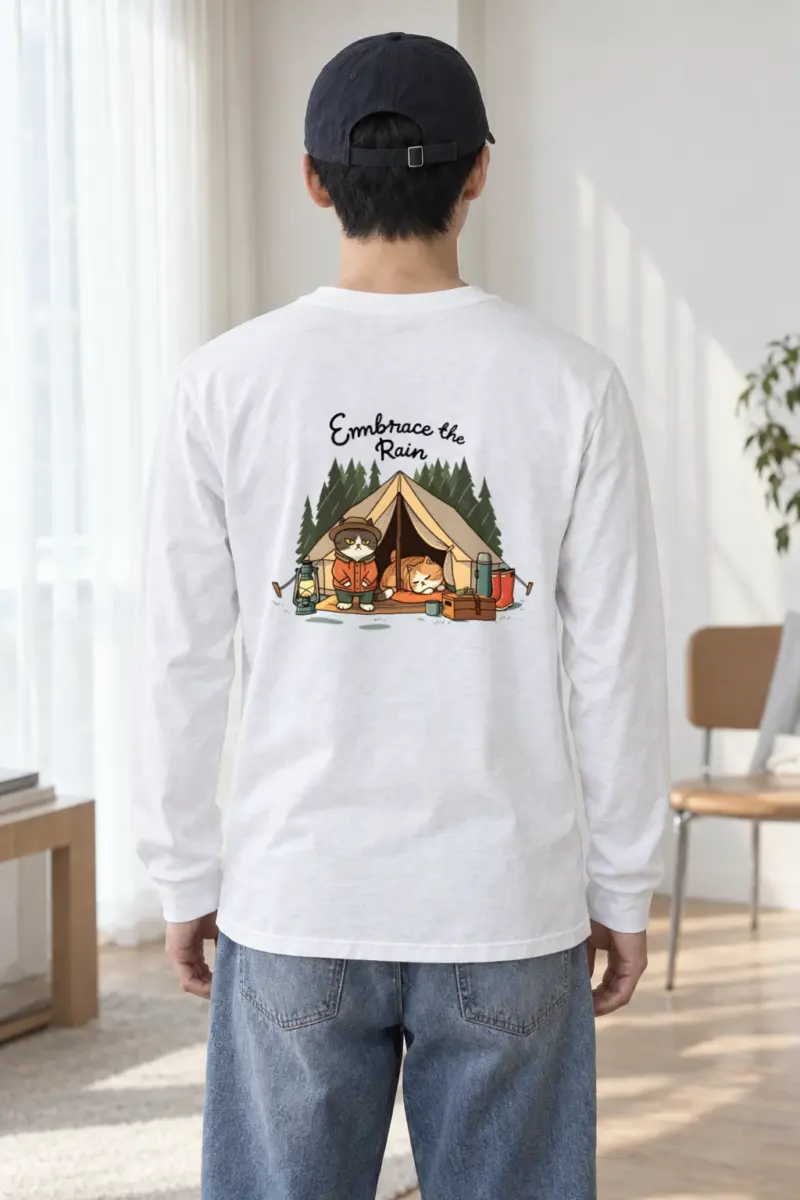 "Embrace The Rain" Unisex Longsleeve T-shirt