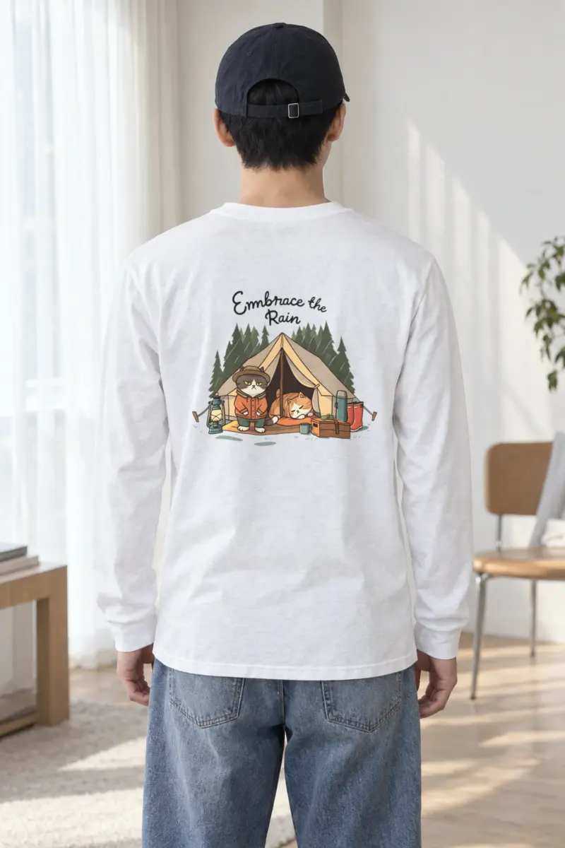 "Embrace The Rain" Unisex Longsleeve T-shirt