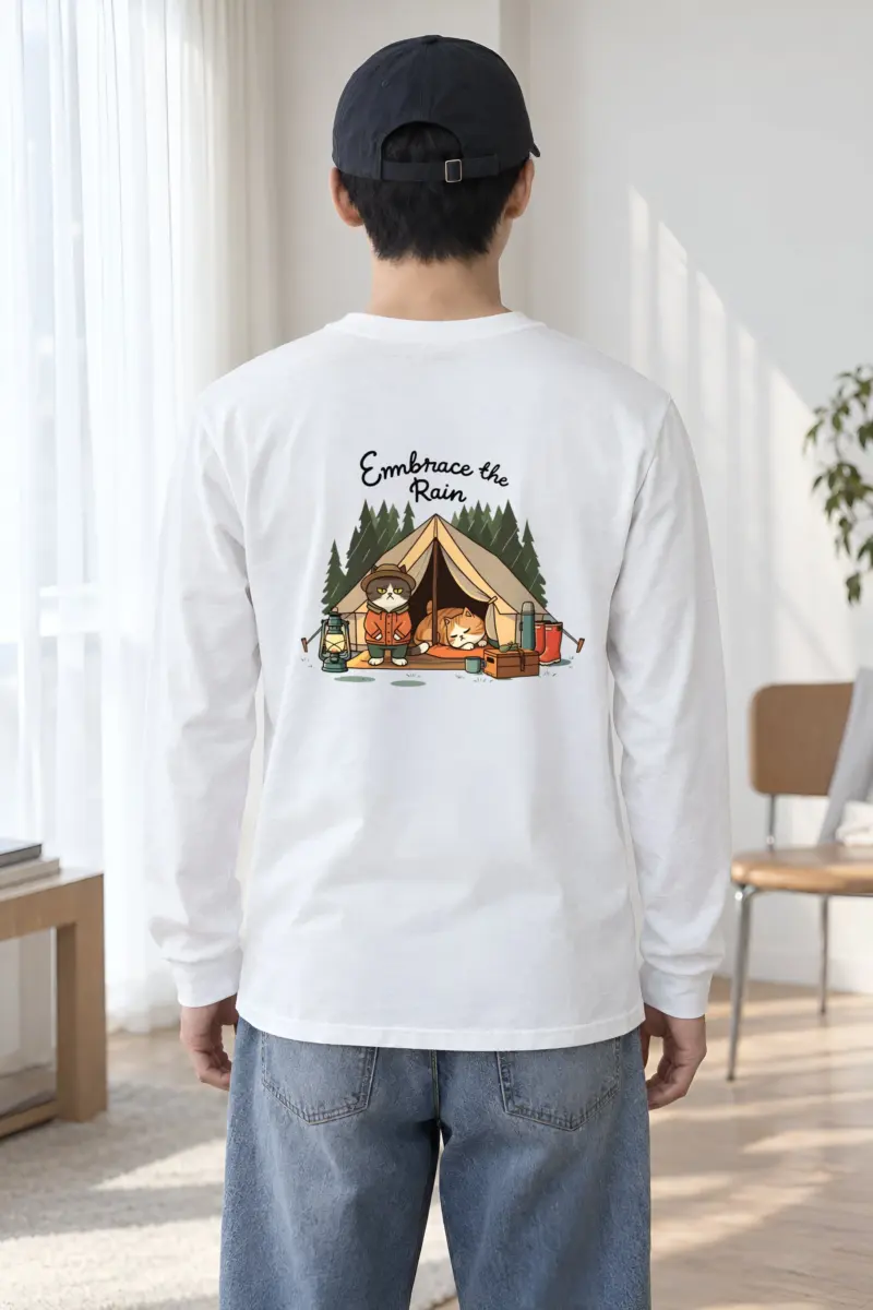 "Embrace The Rain" Unisex Longsleeve T-shirt