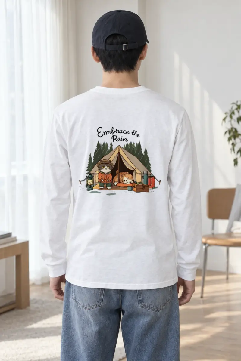 "Embrace The Rain" Unisex Longsleeve T-shirt
