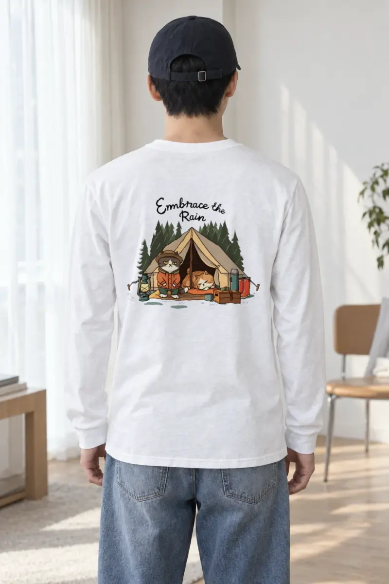 "Embrace The Rain" Unisex Longsleeve T-shirt