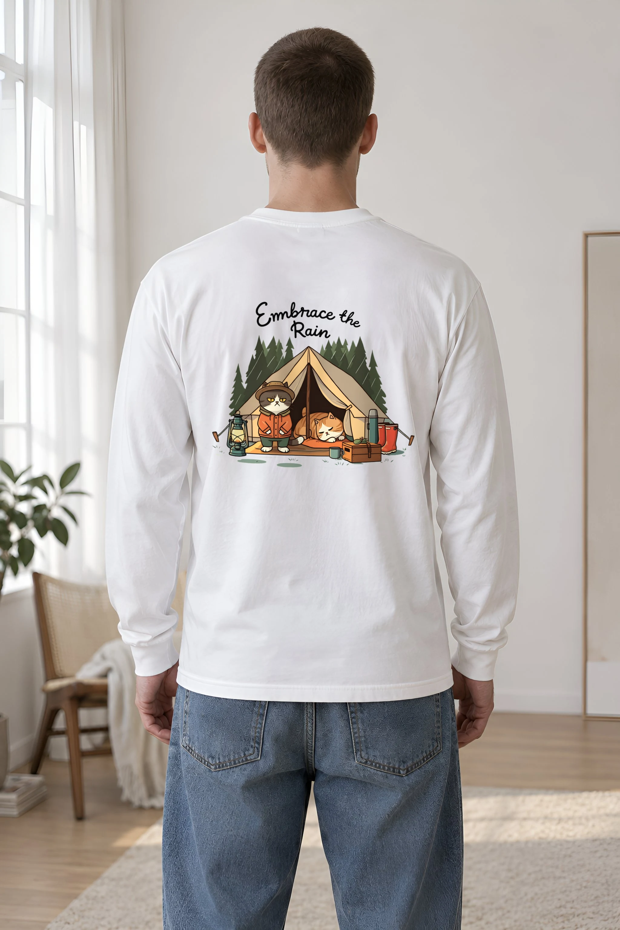 "Embrace The Rain" Unisex Longsleeve T-shirt