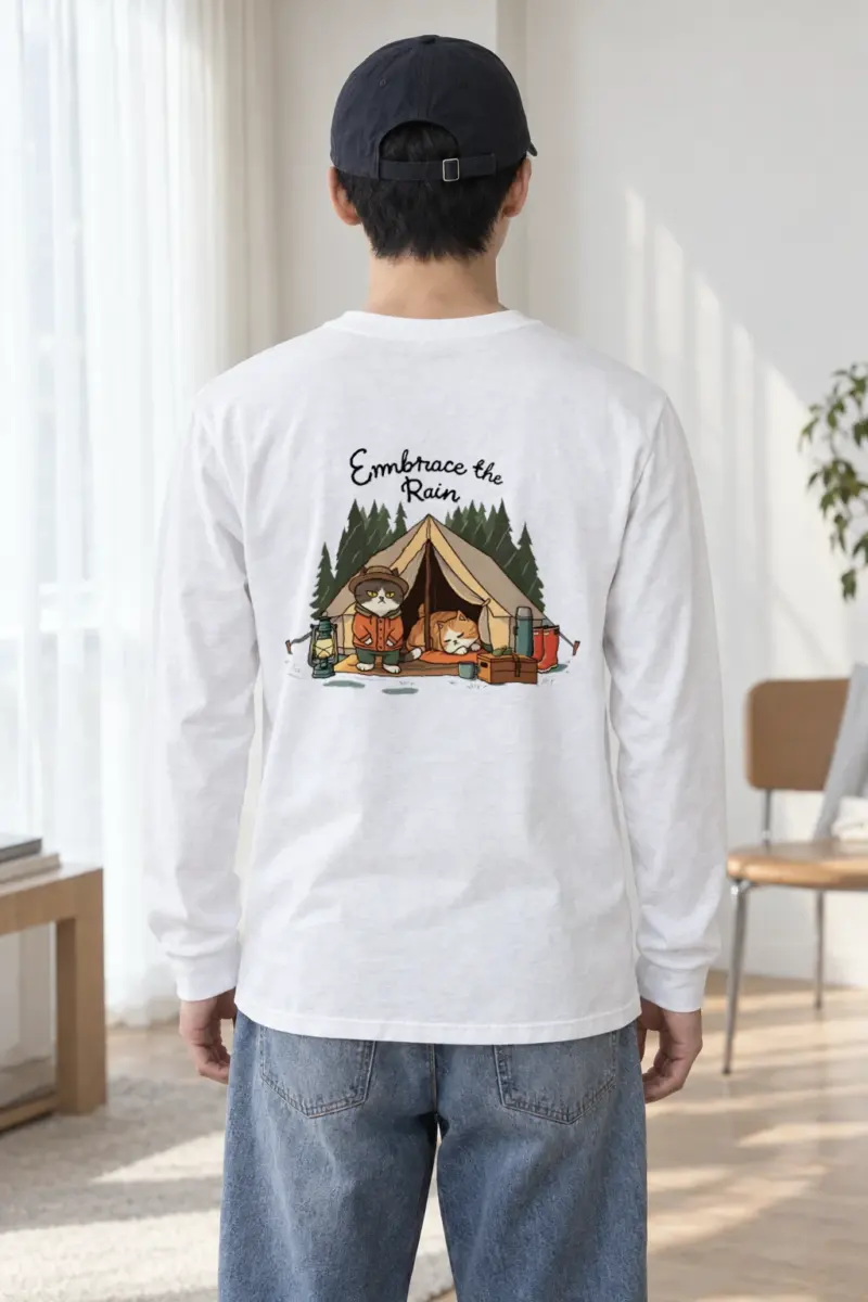 "Embrace The Rain" Unisex Longsleeve T-shirt