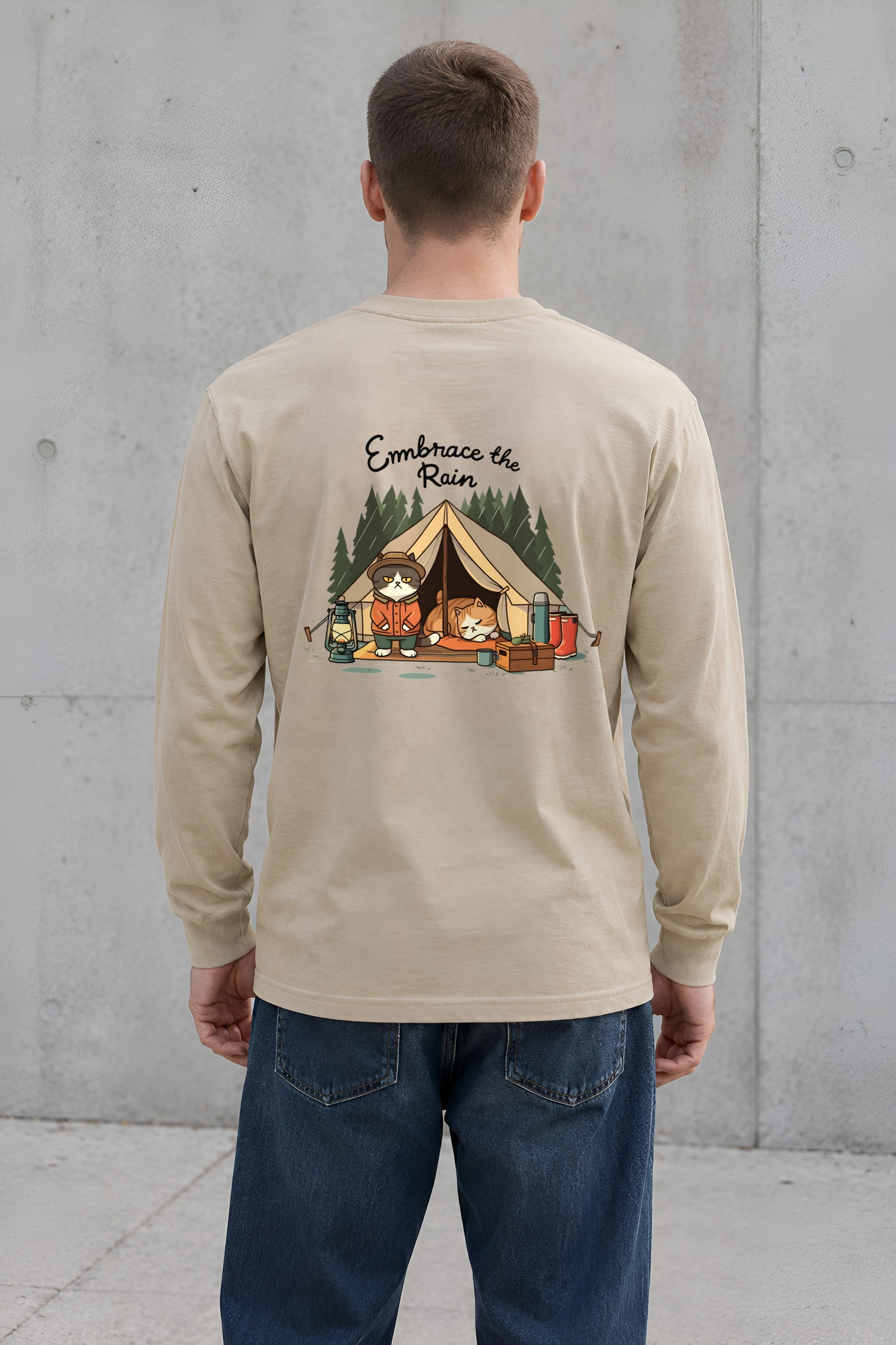 "Embrace The Rain" Unisex Longsleeve T-shirt