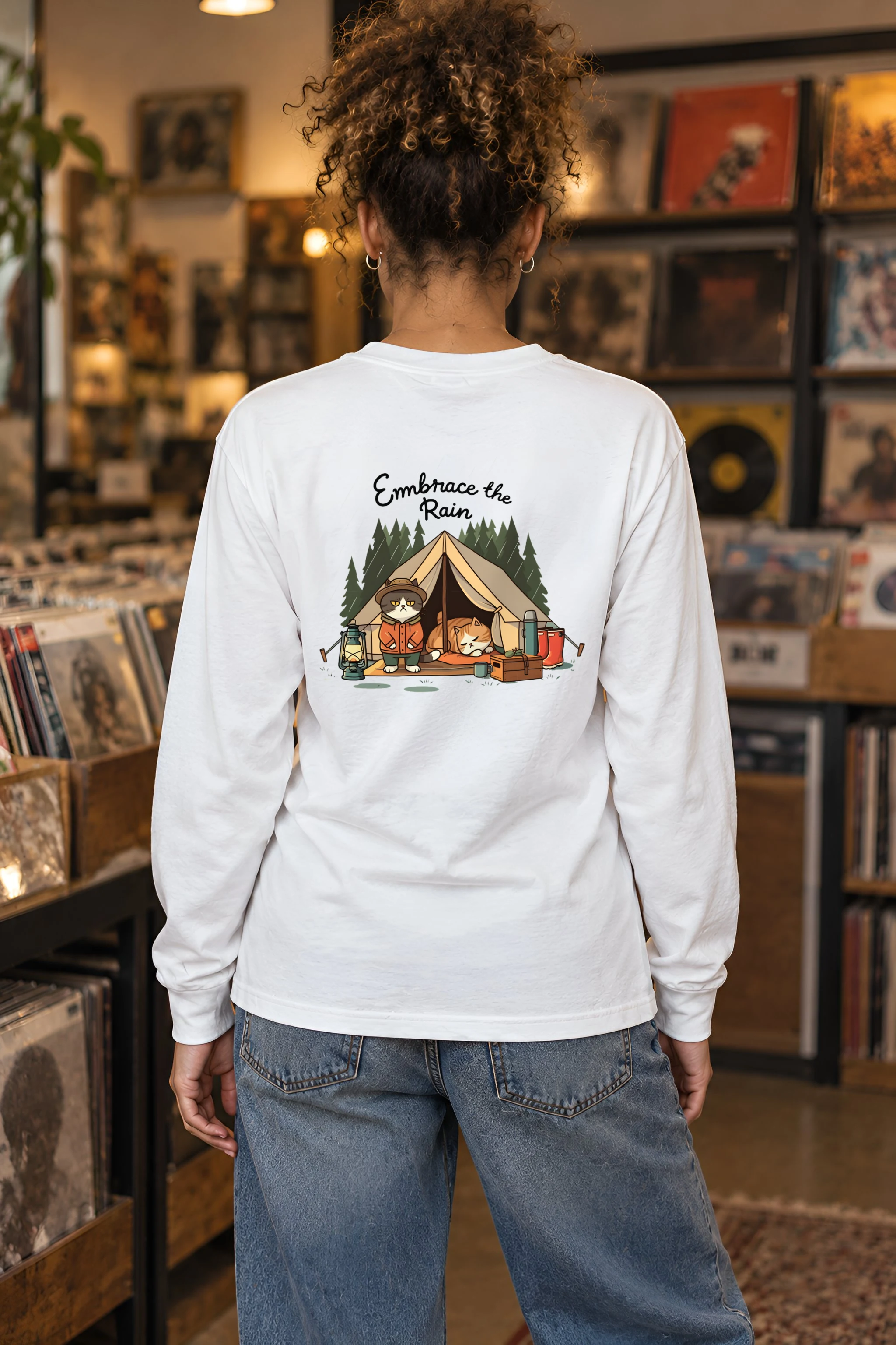"Embrace The Rain" Unisex Longsleeve T-shirt