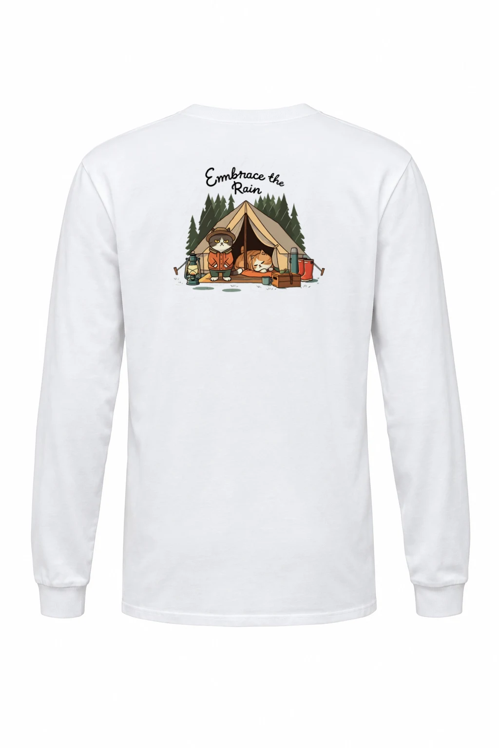 "Embrace The Rain" Unisex Longsleeve T-shirt | Gildan 2400