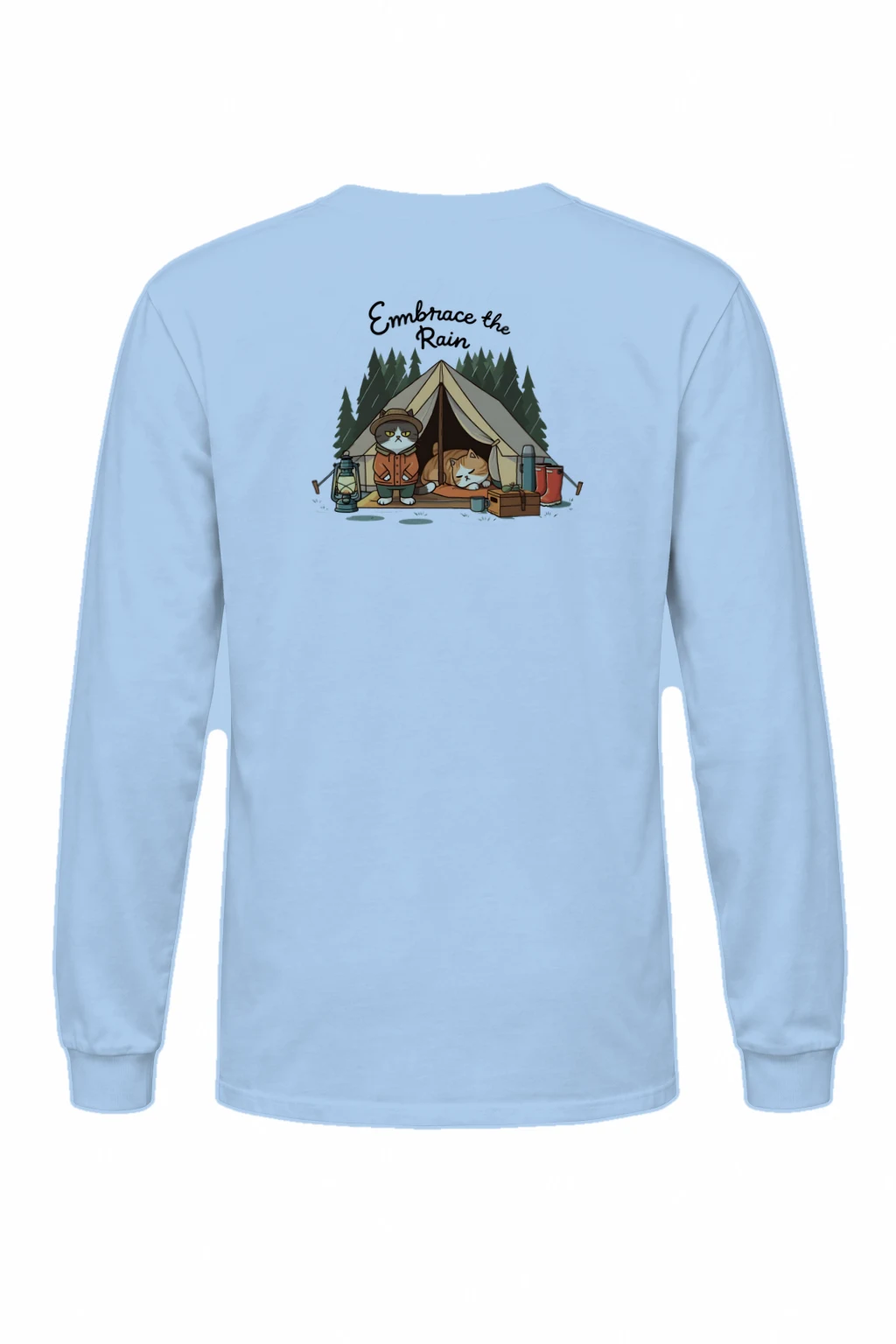"Embrace The Rain" Unisex Longsleeve T-shirt | Gildan 2400