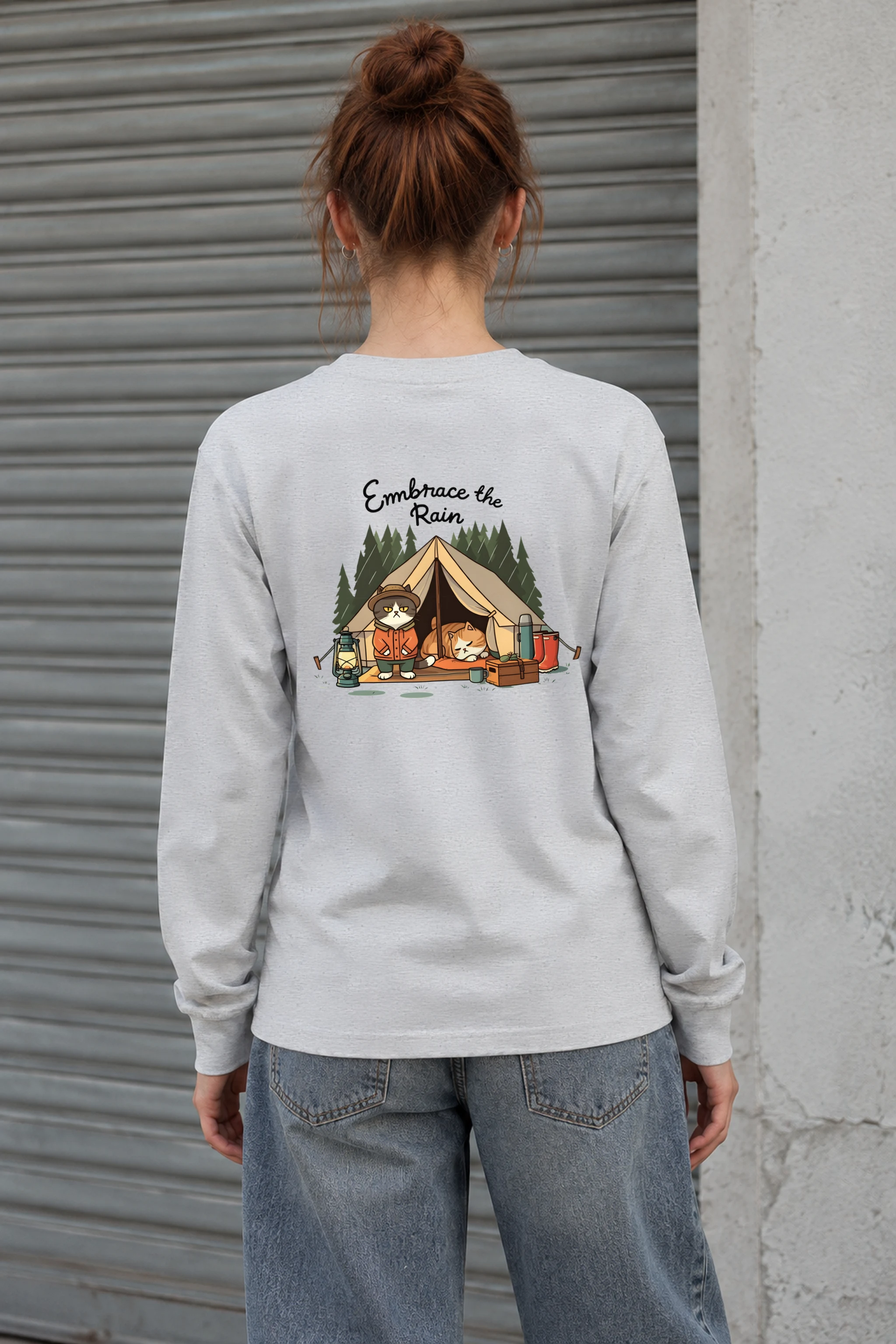 "Embrace The Rain" Unisex Longsleeve T-shirt