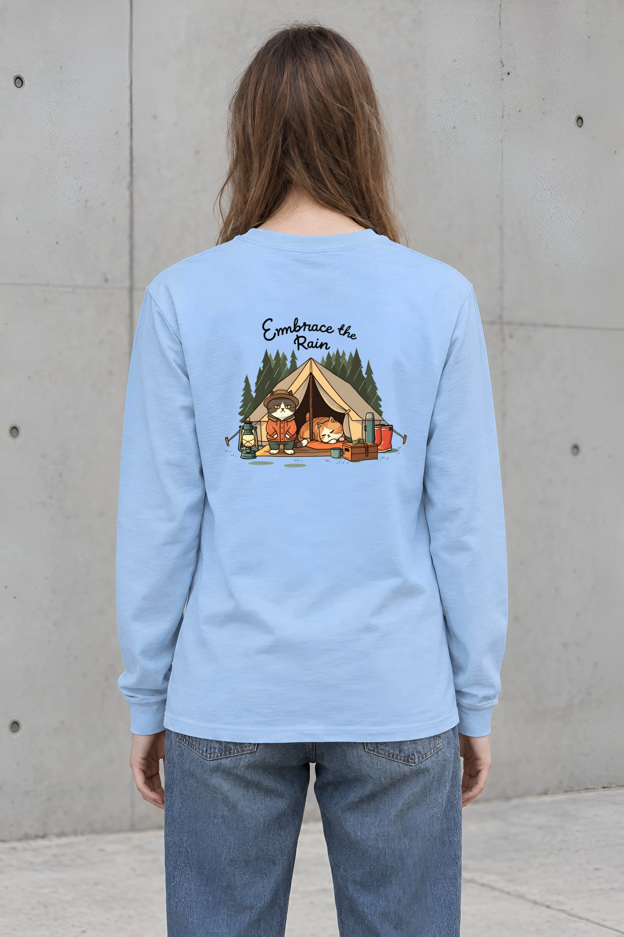 "Embrace The Rain" Unisex Longsleeve T-shirt