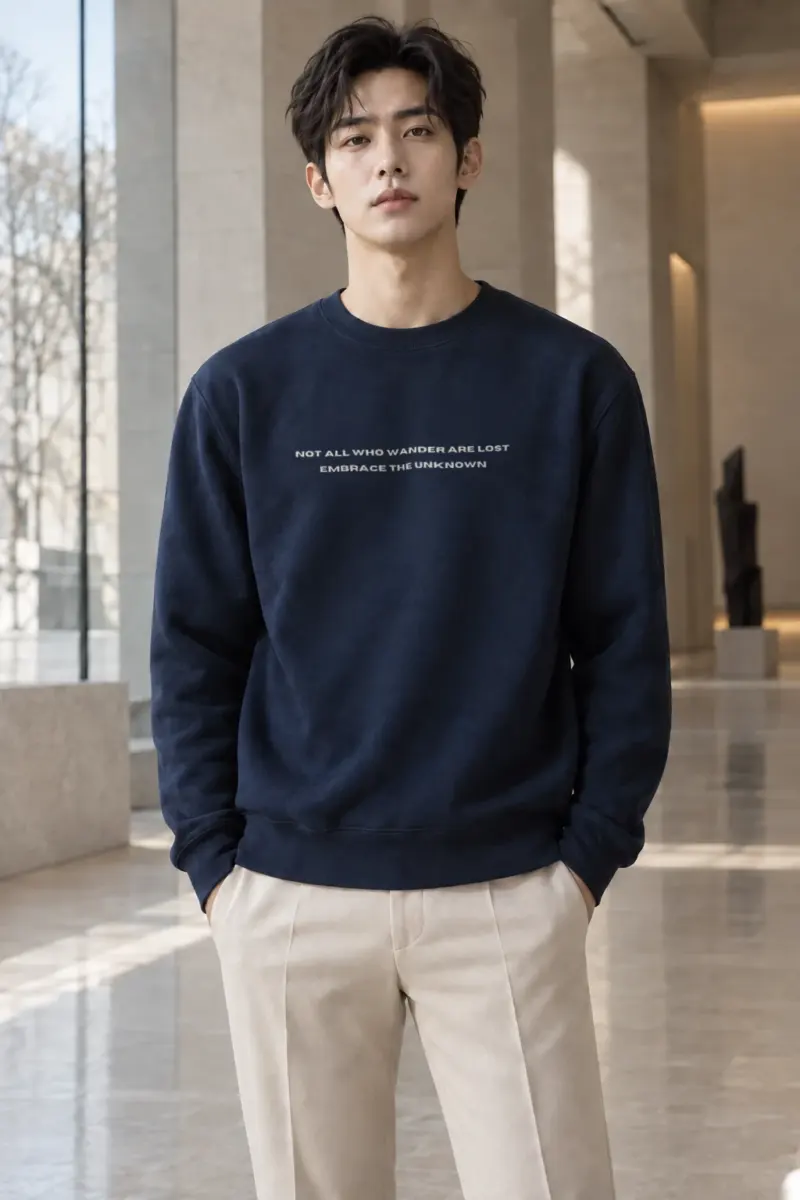 "Embrace The Unknown" Heavy Blend Unisex Crewneck Sweatshirt | Gildan 18000