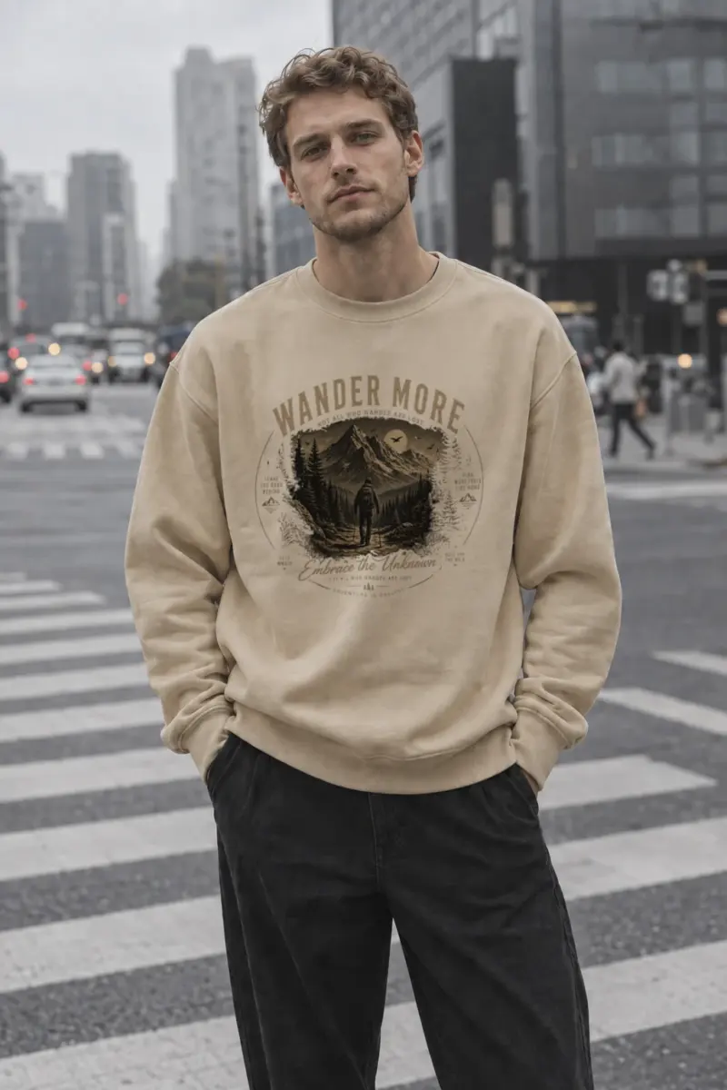 "Embrace The Unknown" Heavy Blend Unisex Crewneck Sweatshirt | Gildan 18000
