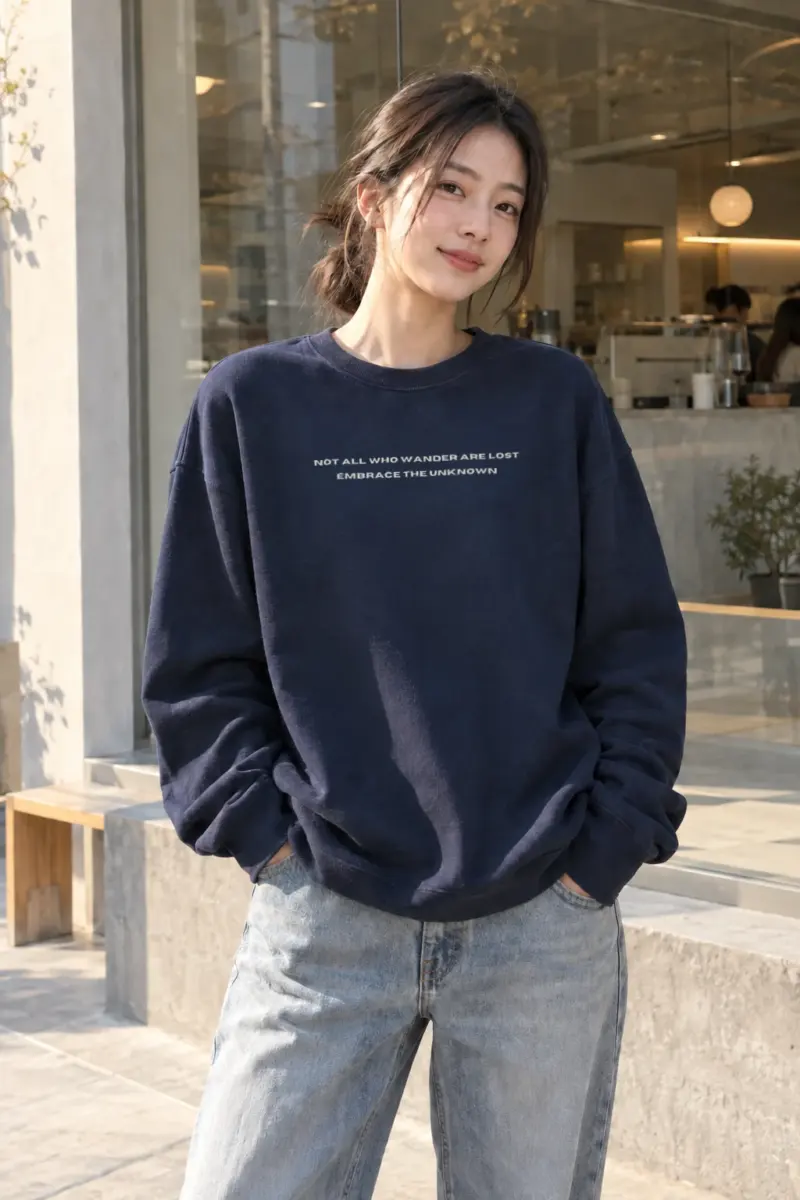 "Embrace The Unknown" Heavy Blend Unisex Crewneck Sweatshirt | Gildan 18000