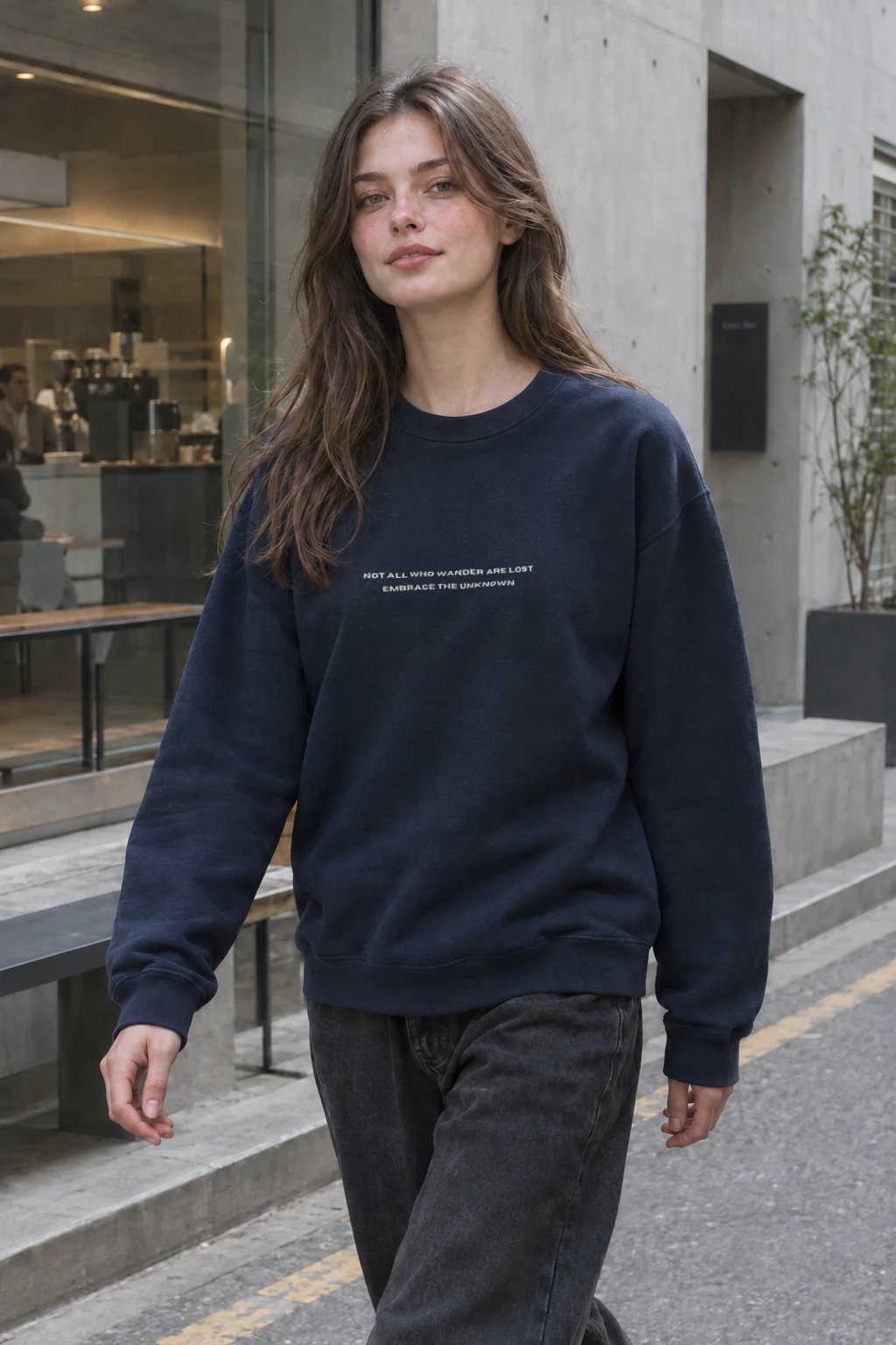 "Embrace The Unknown" Heavy Blend Unisex Crewneck Sweatshirt | Gildan 18000