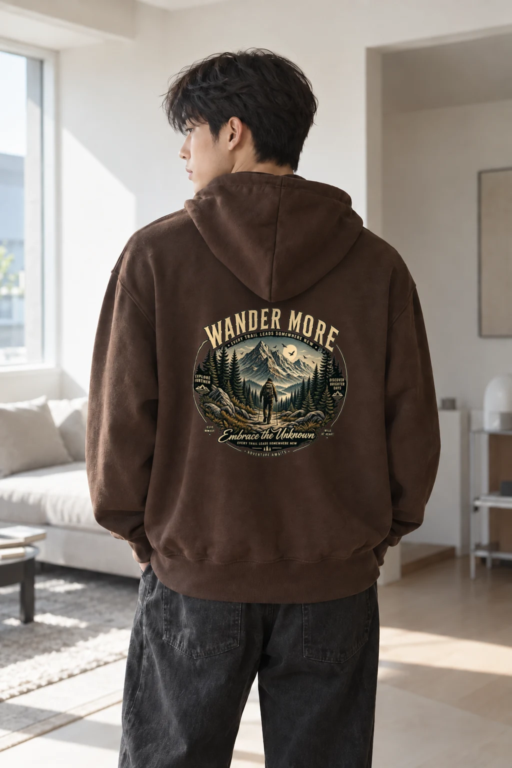 "Embrace The Unknown" Heavy Blend Unisex Pullover Hoodie | Gildan 18500