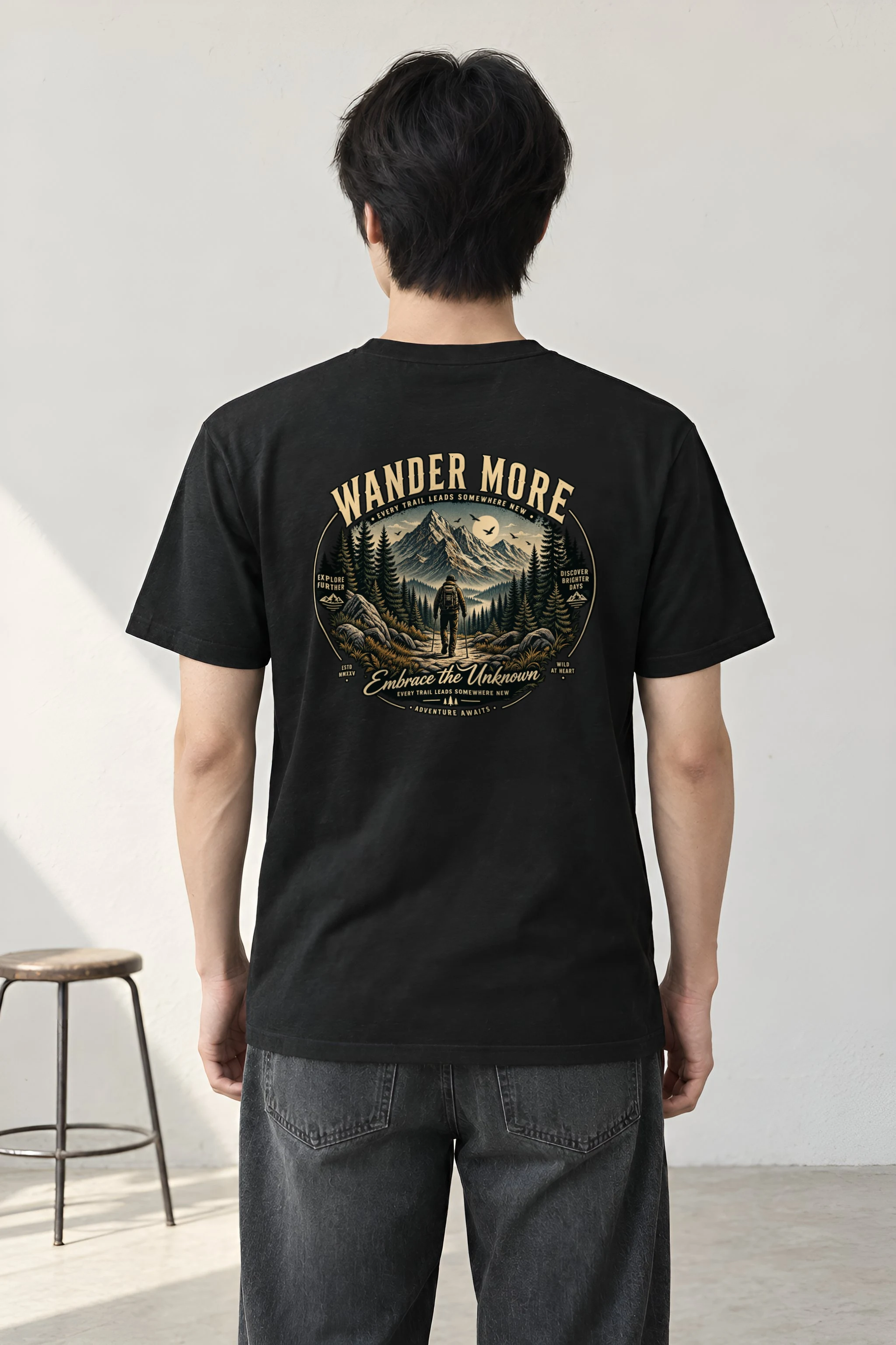 "Embrace The Unknown" Heavyweight Unisex Crewneck T-shirt